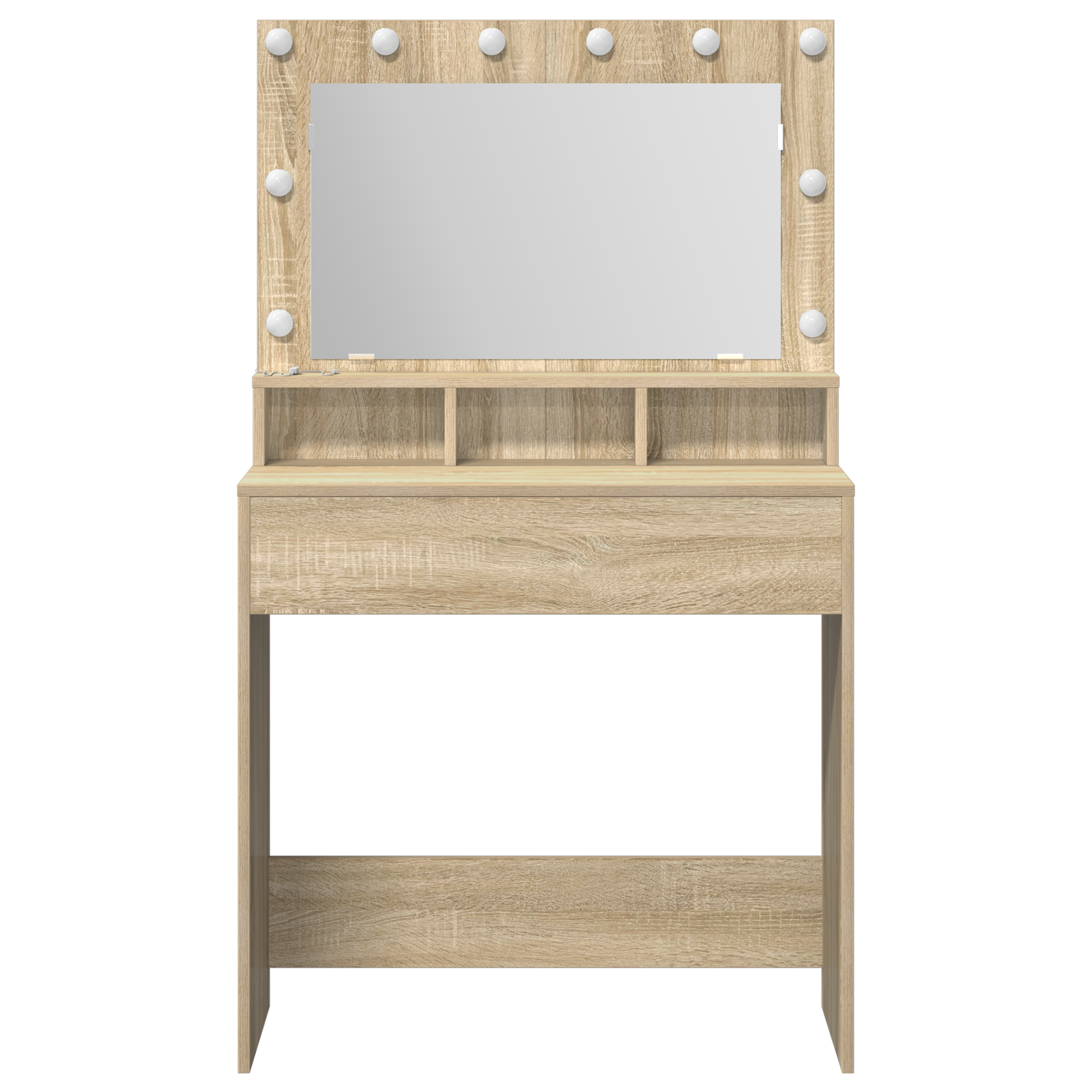 Coiffeuse Chêne sonoma 79 x 41 x 135 cm Bois d'ingénierie