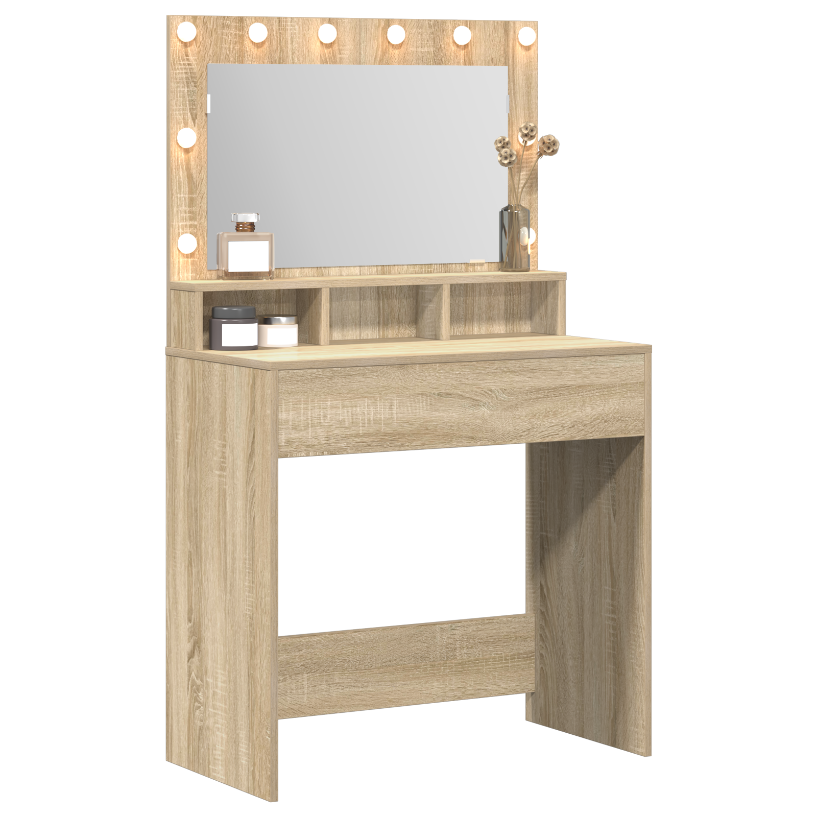 Coiffeuse Chêne sonoma 79 x 41 x 135 cm Bois d'ingénierie