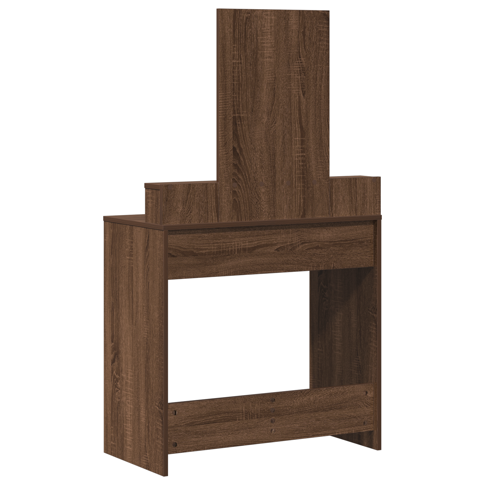 Table de maquillage vidaXL avec tiroirs en chêne brun 79x41x140 cm