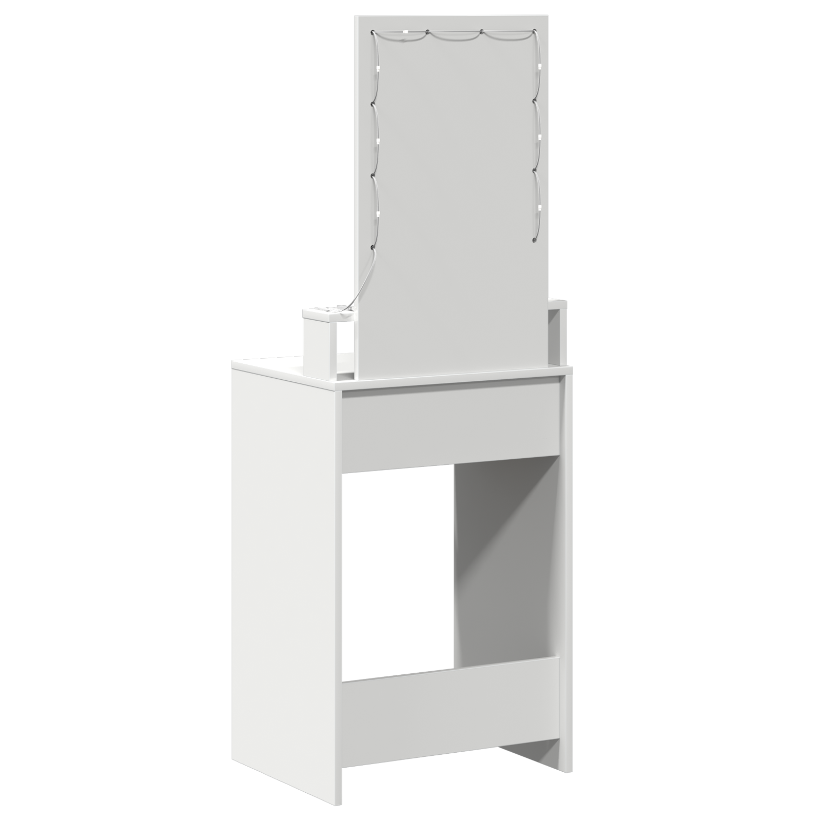 Table de Toilette Blanc 50 x 41 x 140 cm Bois d'ingénierie - XIOS