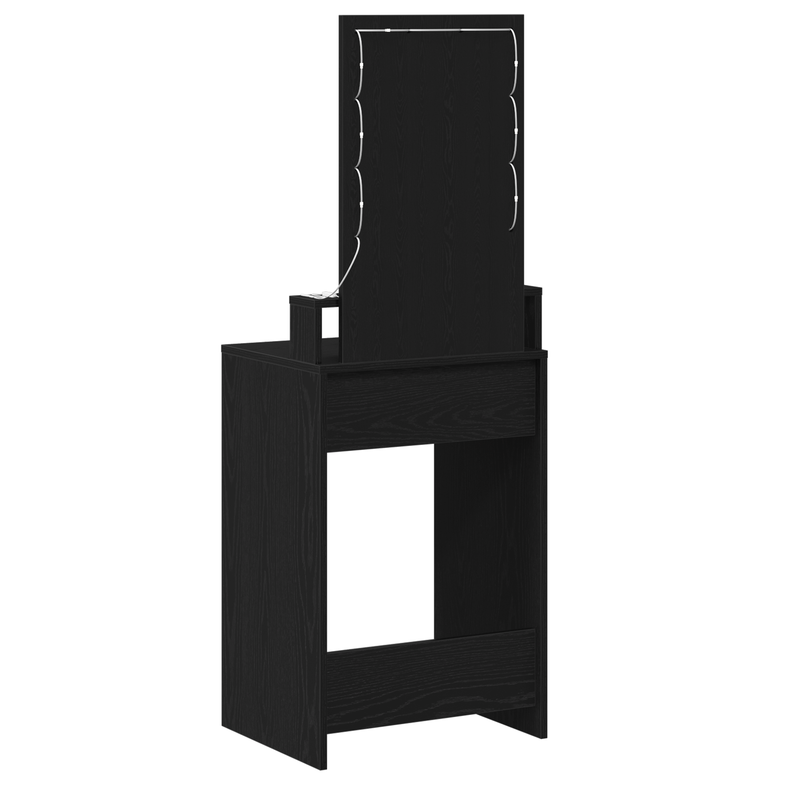 Table de Toilette Noir 50 x 41 x 140 cm Bois d'ingénierie
