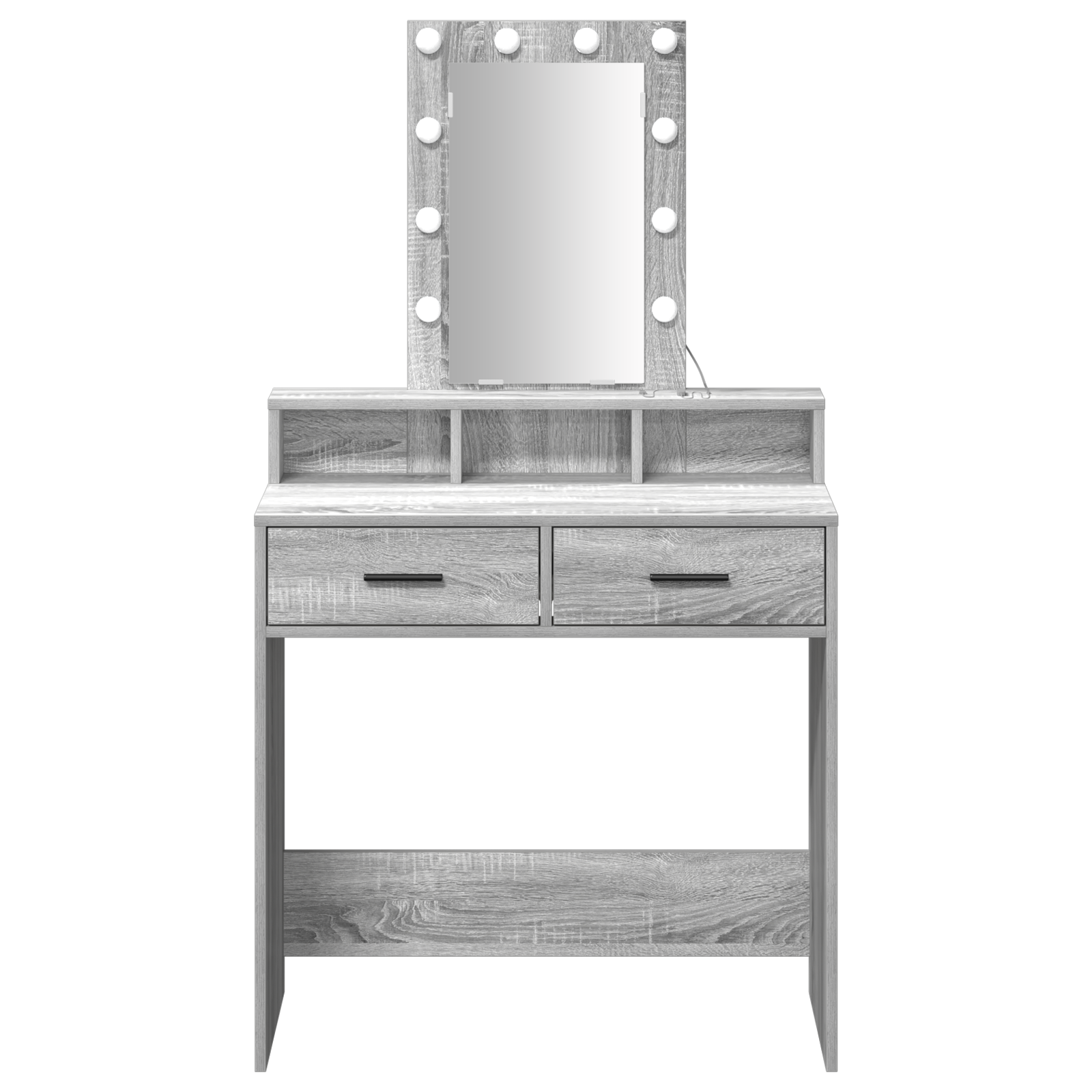 Table de Toilette Gris 79 x 41 x 140 cm Bois d'ingénierie
