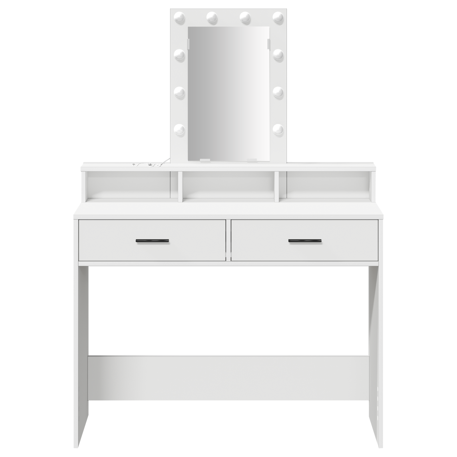 Table de Toilette Blanc 100 x 41 x 140 cm Bois d'ingénierie