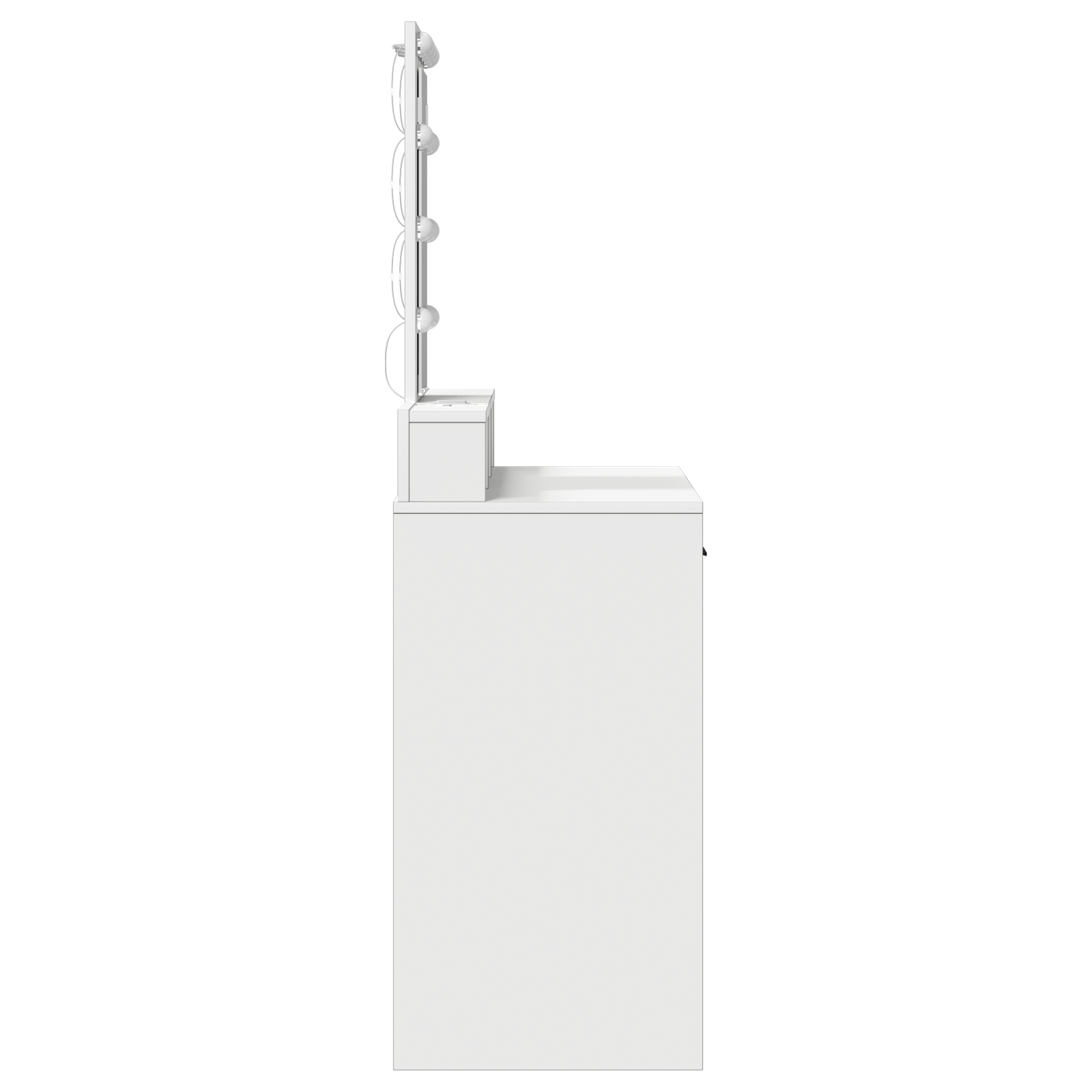 Table de Toilette Blanc 100 x 41 x 140 cm Bois d'ingénierie