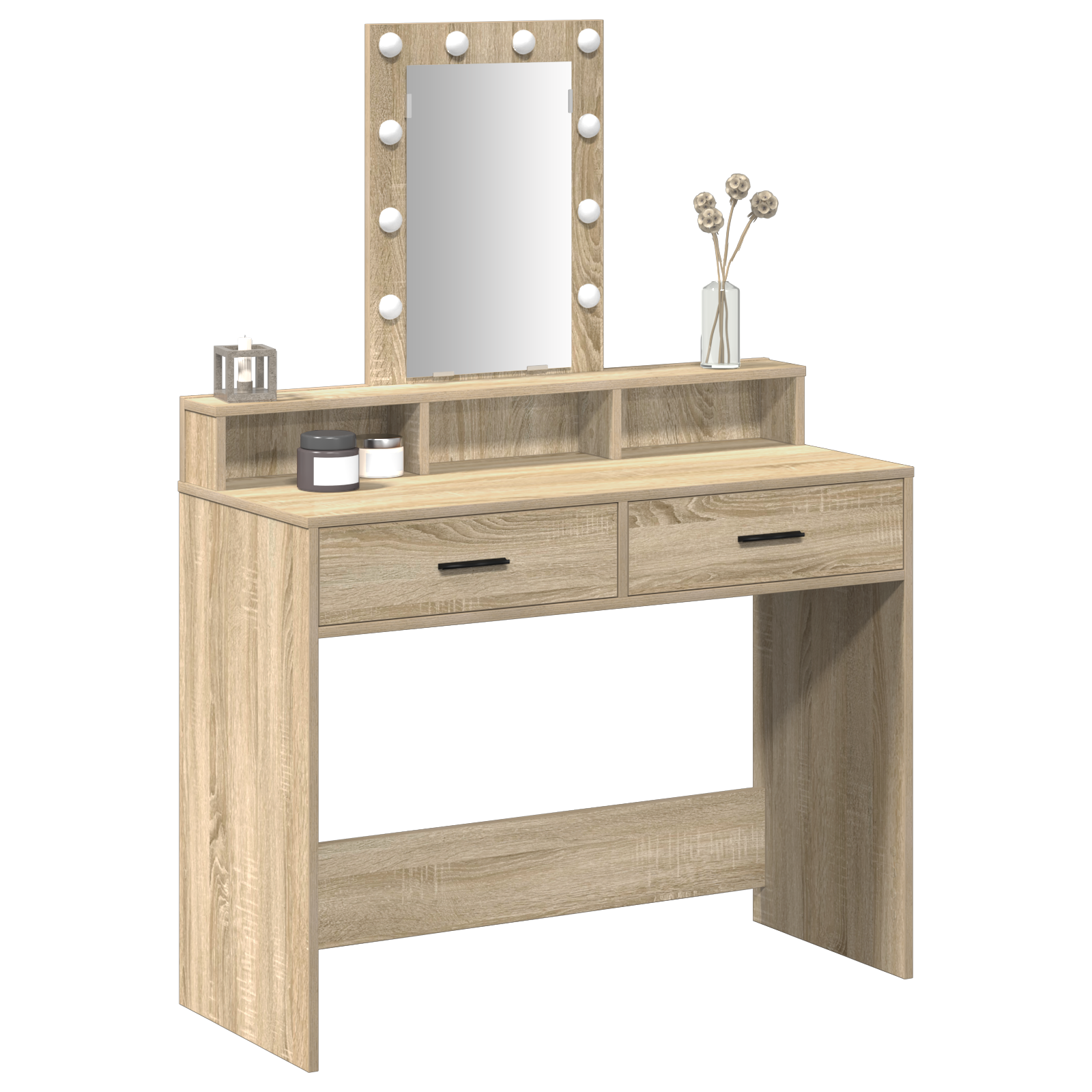 Table de Toilette Marron 100 x 41 x 140 cm Bois d'ingénierie