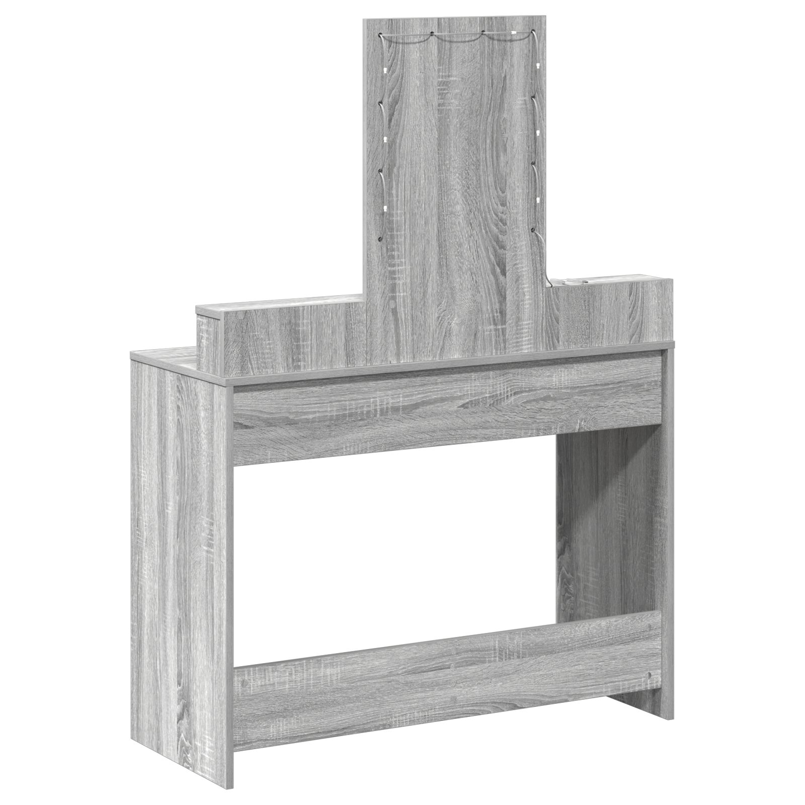 Table de Toilette Gris 100 x 41 x 140 cm Bois d'ingénierie