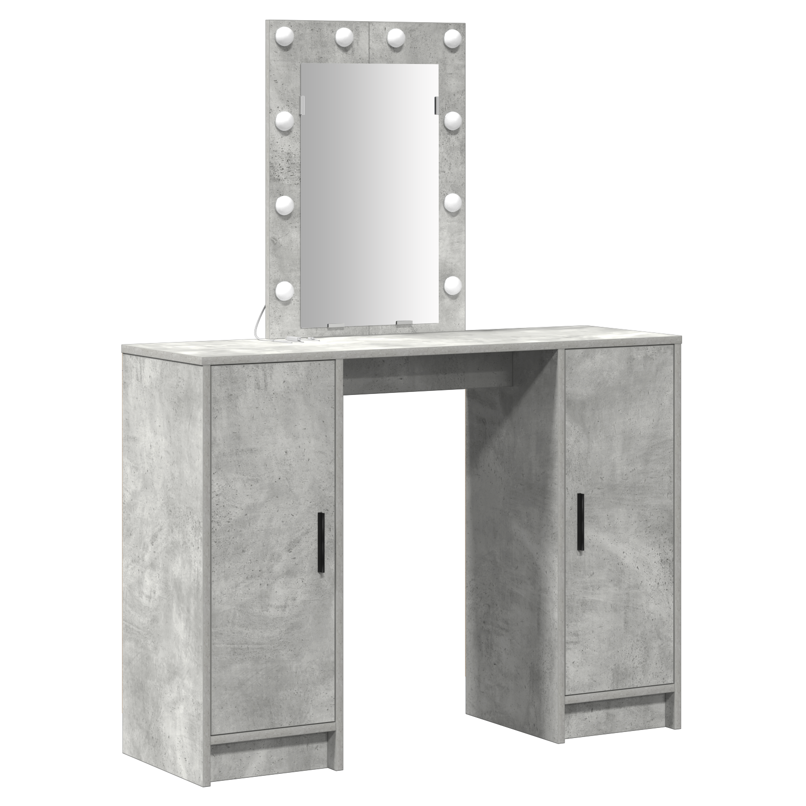 Table de Toilette avec stockage Gris clair 102 x 33 x 135 cm - XIOS