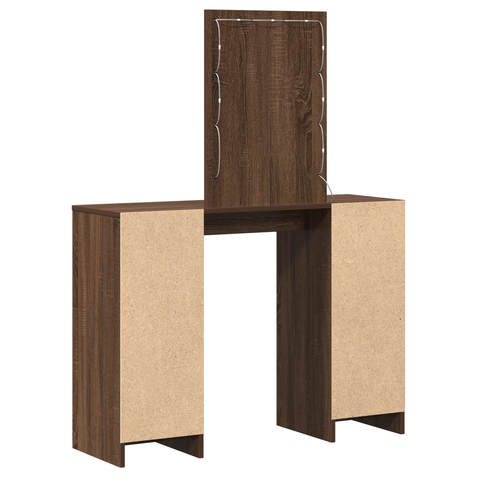 Table de Toilette Marron 102 x 33 x 135 cm Bois d'ingénierie - XIOS