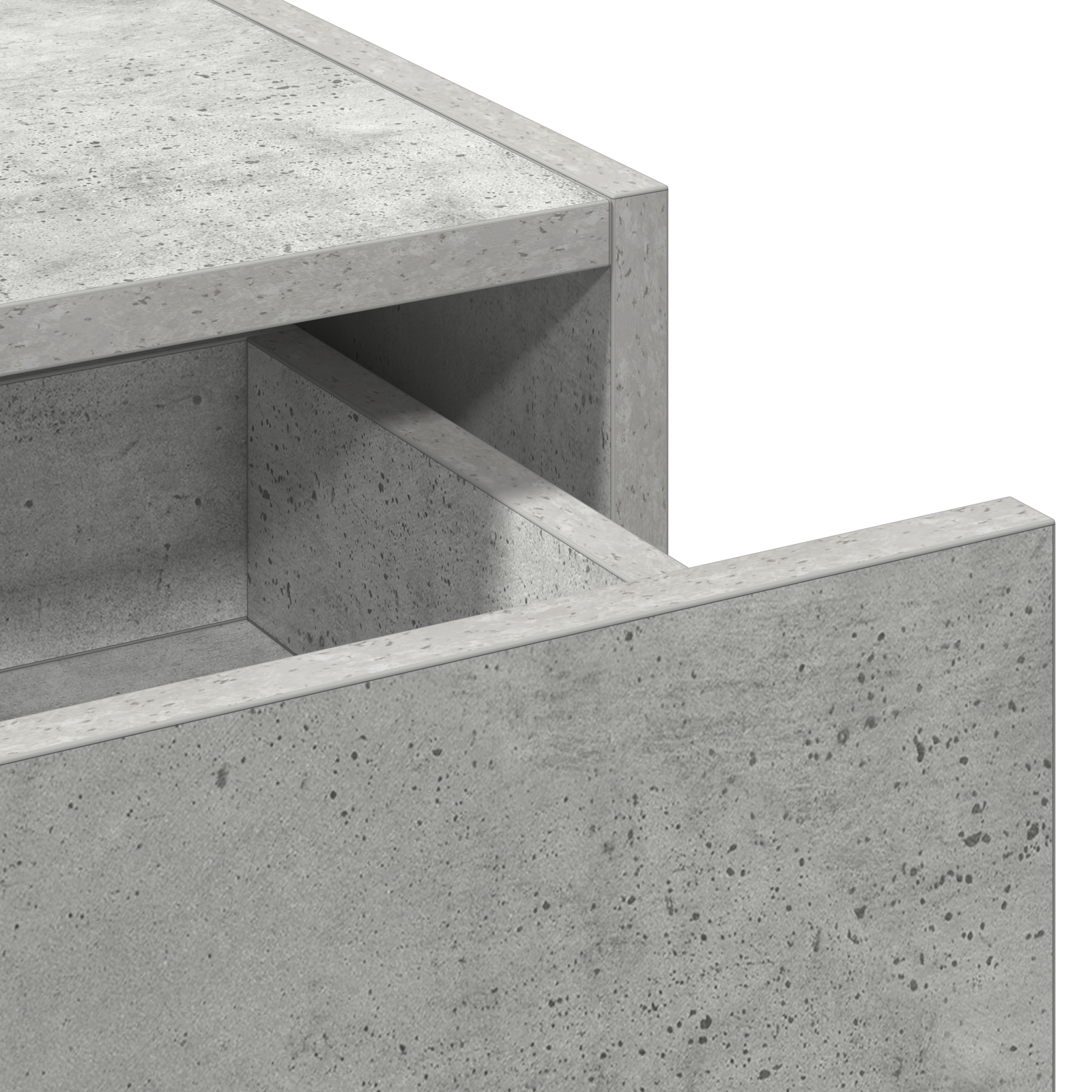 Table de Toilette Gris 60 x 40 x 70 cm Bois d'ingénierie - XIOS