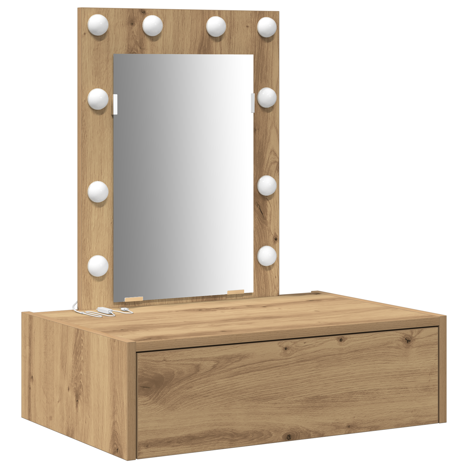 Table de Toilette Marron 60 x 40 x 70 cm Bois d'ingénierie - XIOS