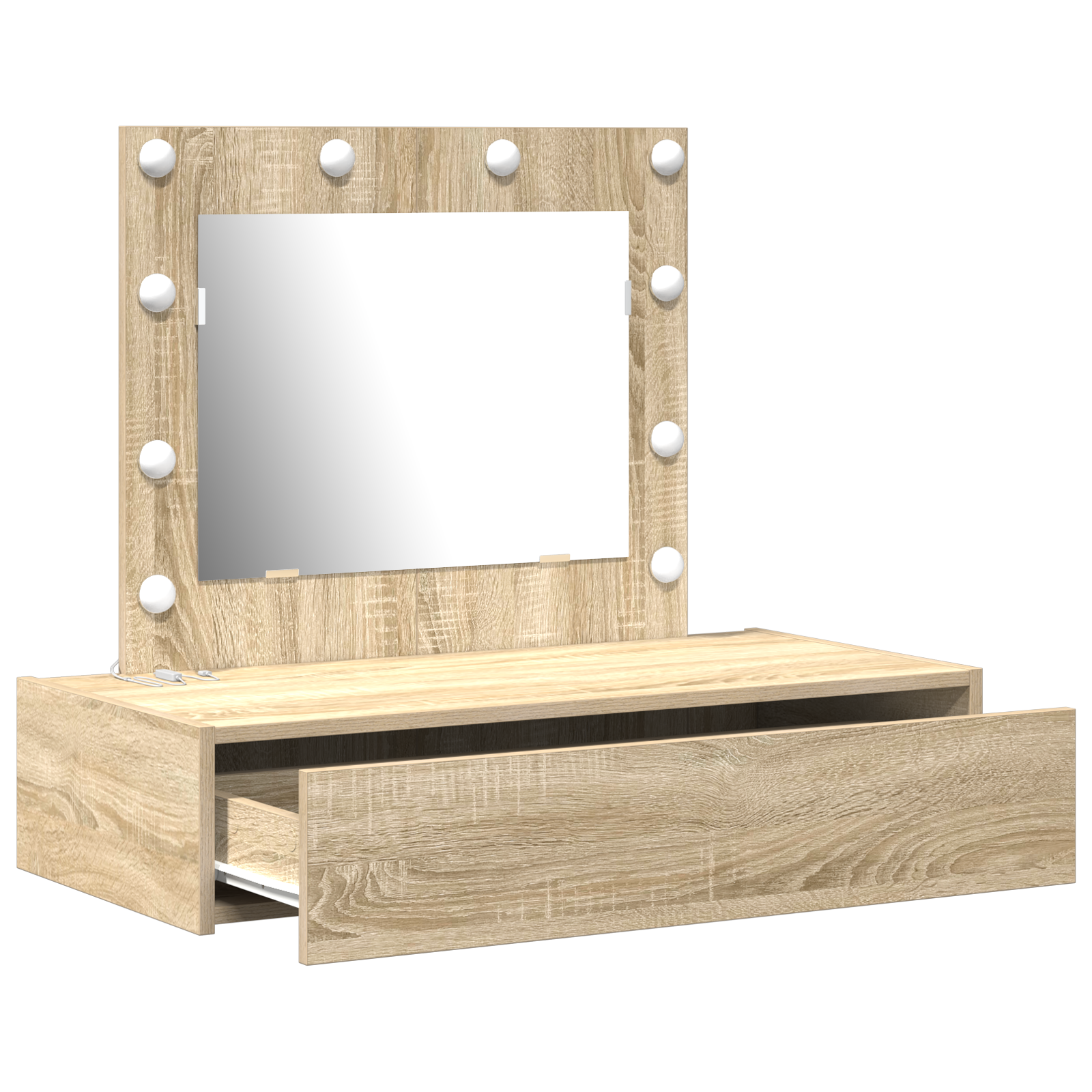 Table de Toilette Marron 83 x 40 x 70 cm Bois d'ingénierie - XIOS