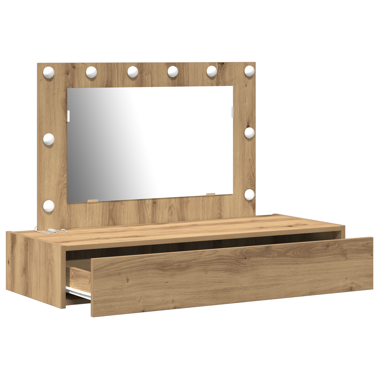 Table de Toilette Marron 100 x 40 x 70 cm Bois d'ingénierie