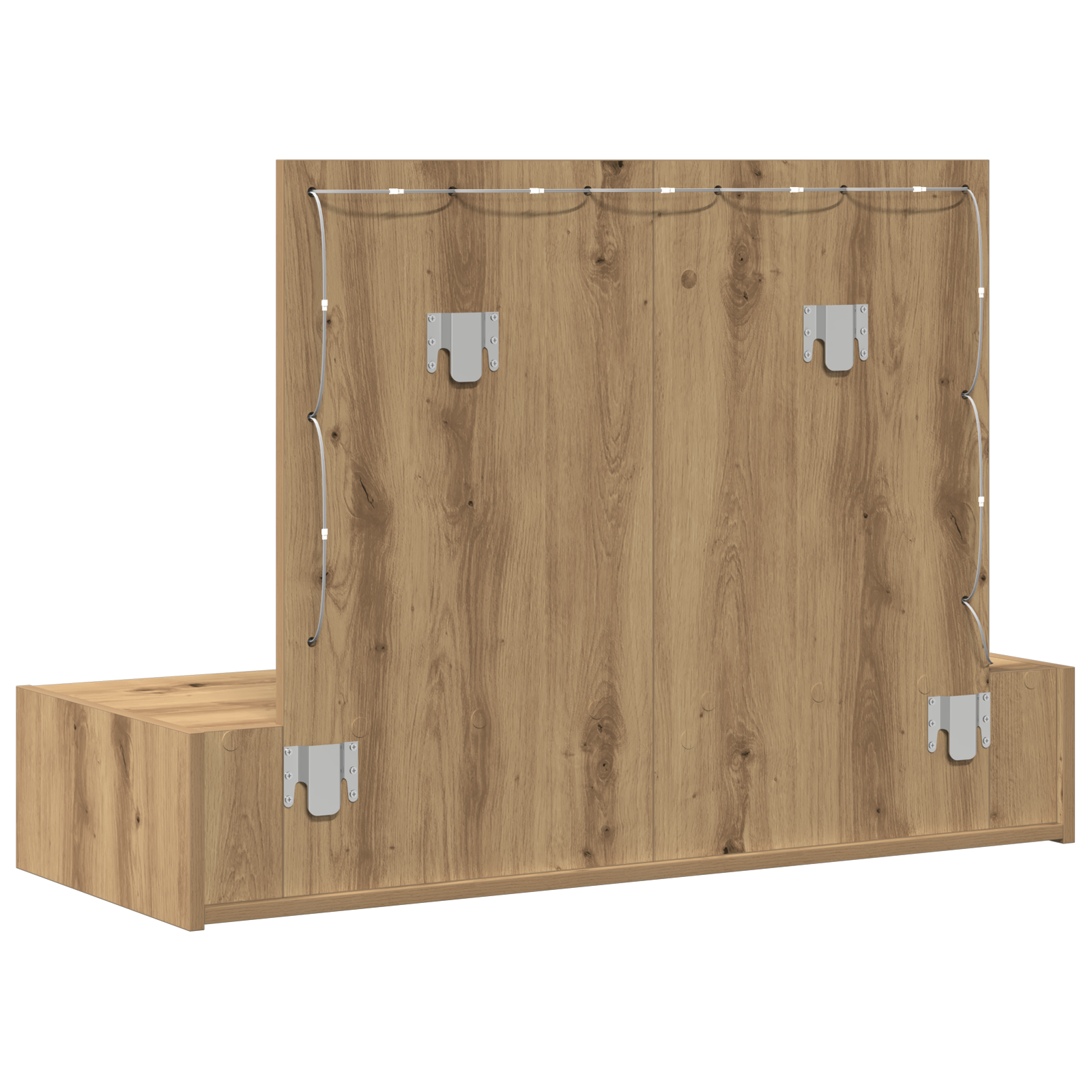 Table de Toilette Marron 100 x 40 x 70 cm Bois d'ingénierie