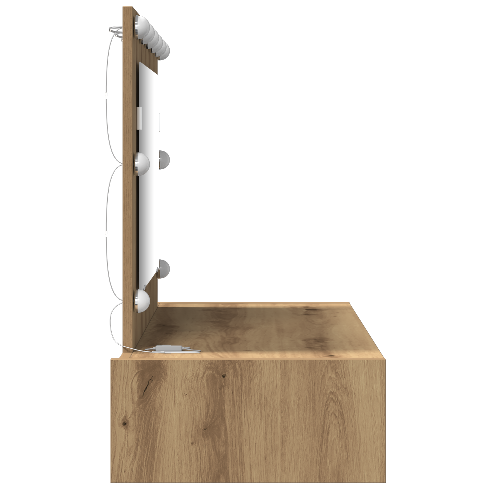 Table de Toilette Marron 100 x 40 x 70 cm Bois d'ingénierie