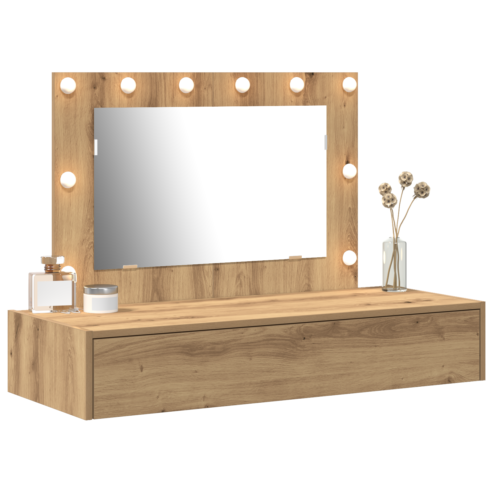 Table de Toilette Marron 100 x 40 x 70 cm Bois d'ingénierie
