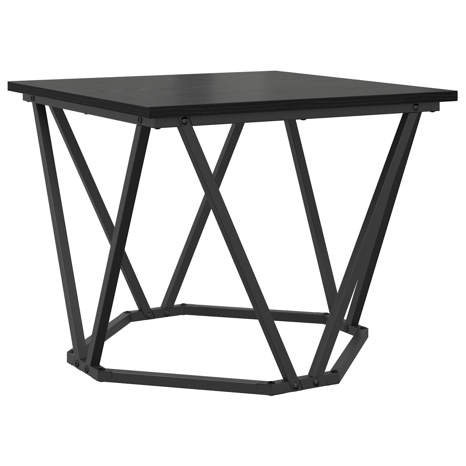 Tables d'appoint vidaXL 3 pcs Noir Chêne en bois d'ingénierie XIOS