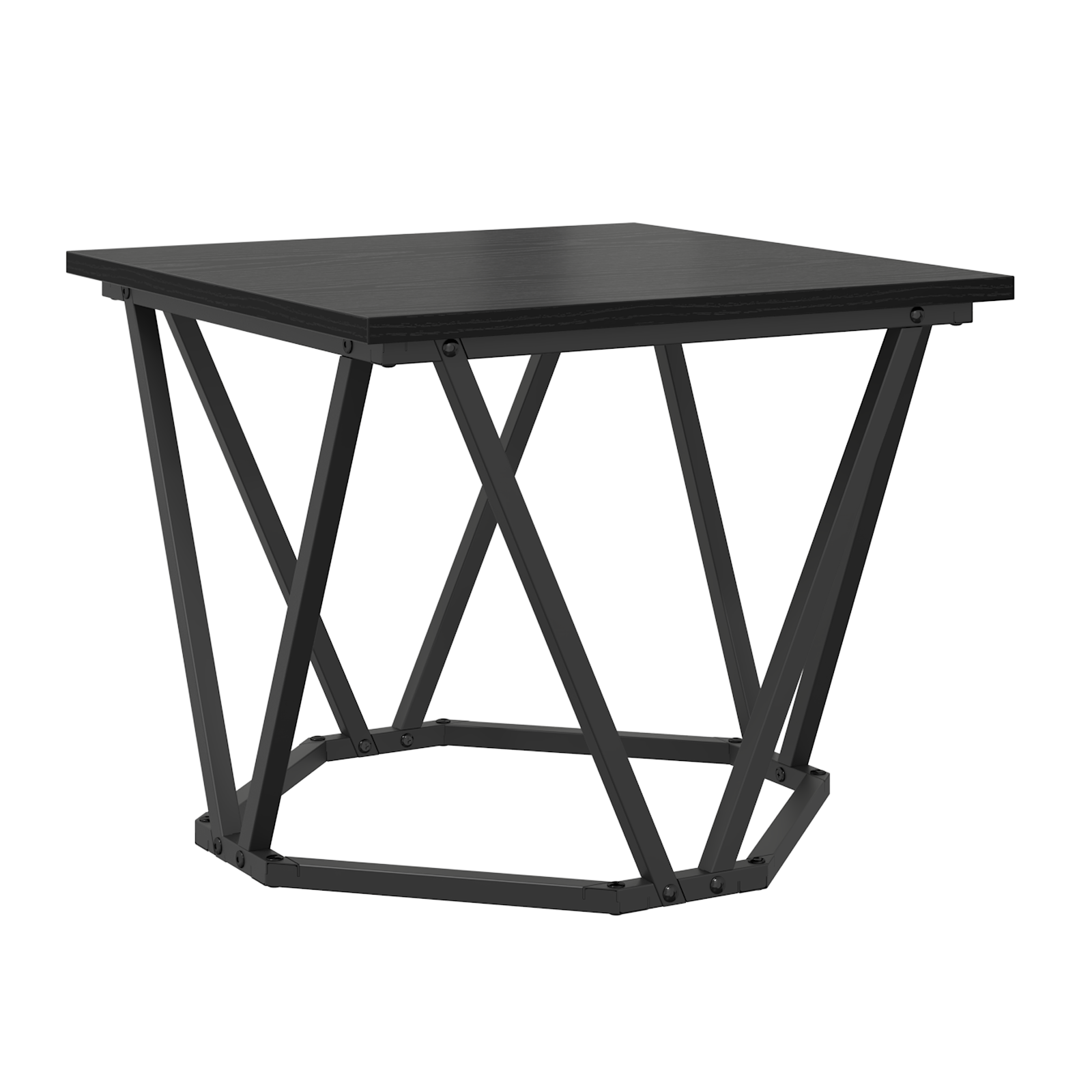 Tables d'appoint vidaXL 3 pcs Noir Chêne en bois d'ingénierie XIOS