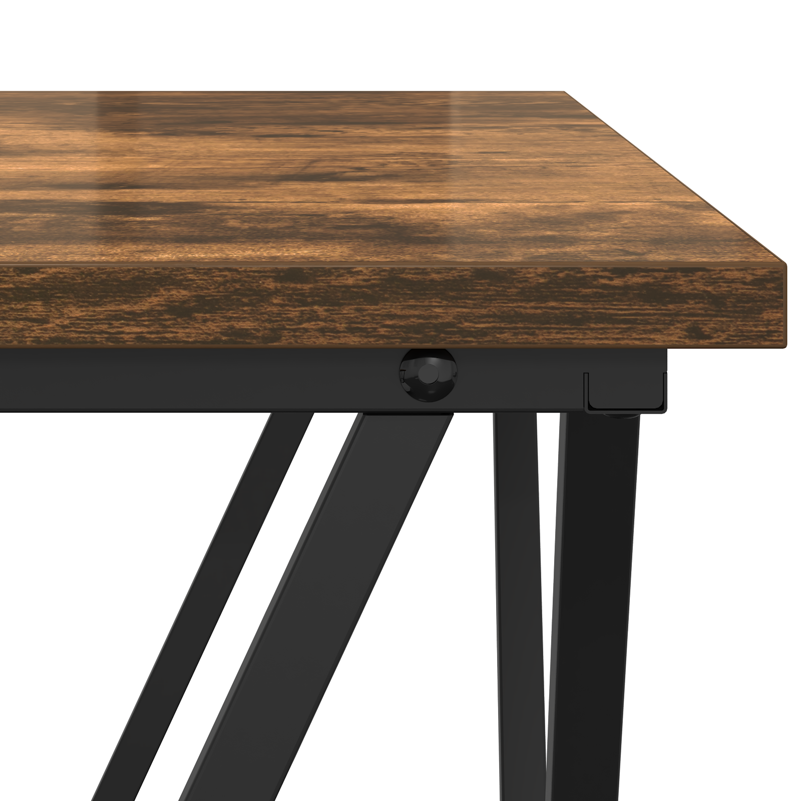 Tables d'appoint vidaXL 3 pcs en bois d'ingénierie chêne fumé