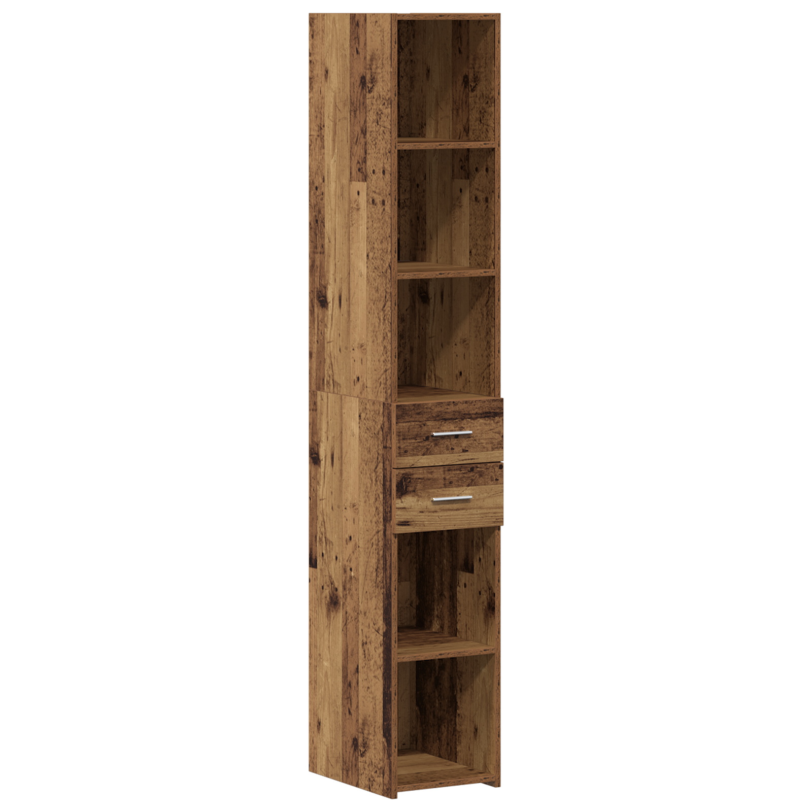 Highboard en bois ancien 30x42,5x185 cm en bois stratifié
