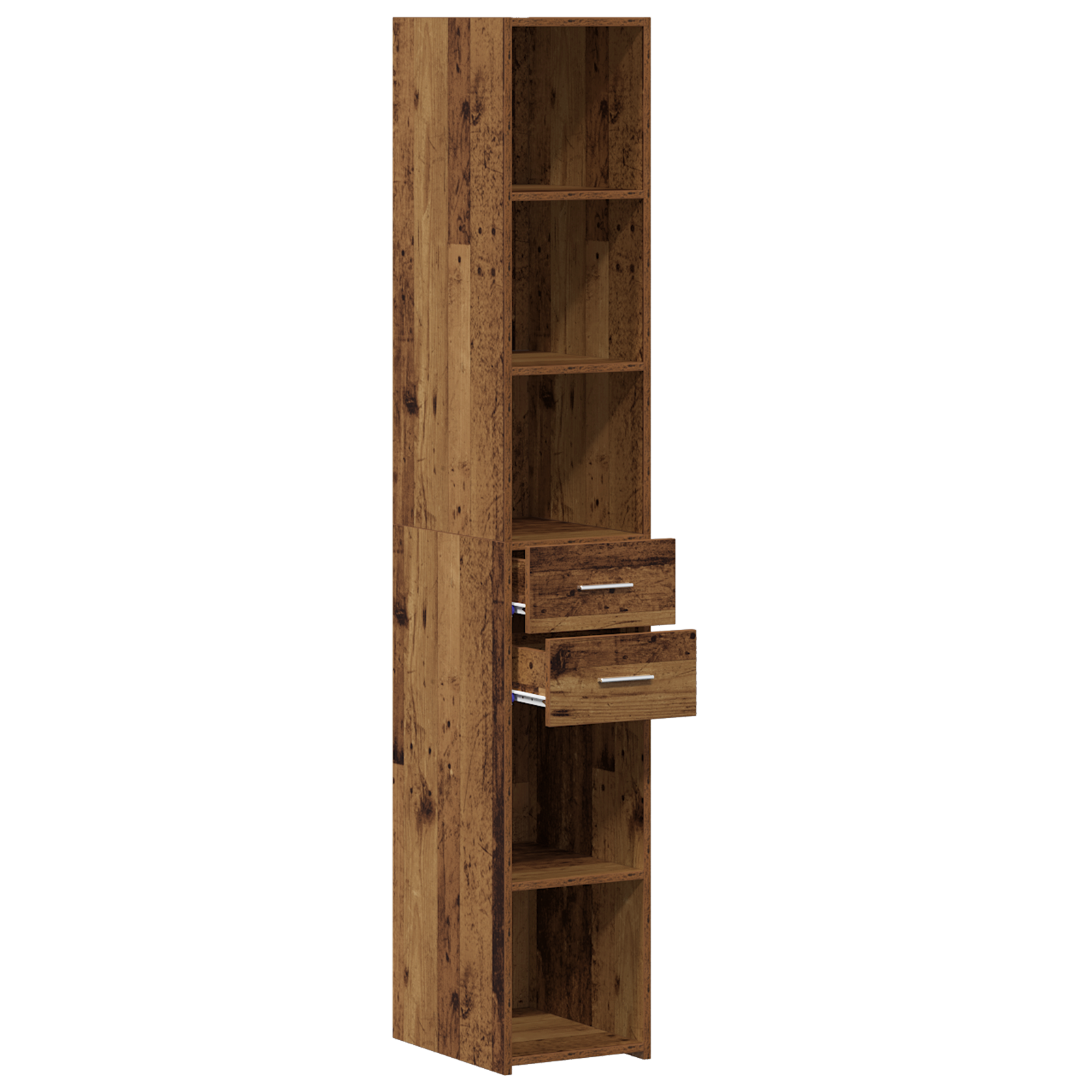 Highboard en bois ancien 30x42,5x185 cm en bois stratifié
