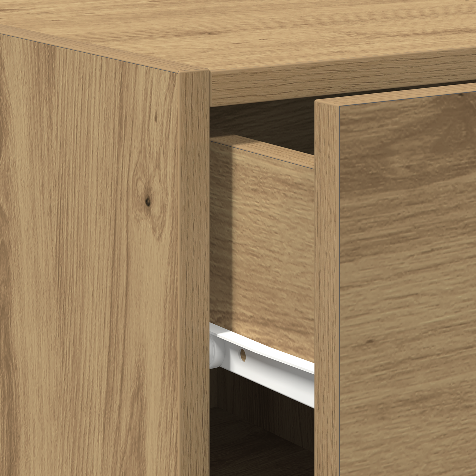 Buffet vidaXL Artisan Chêne 30x42,5x93 cm Bois d'ingénierie