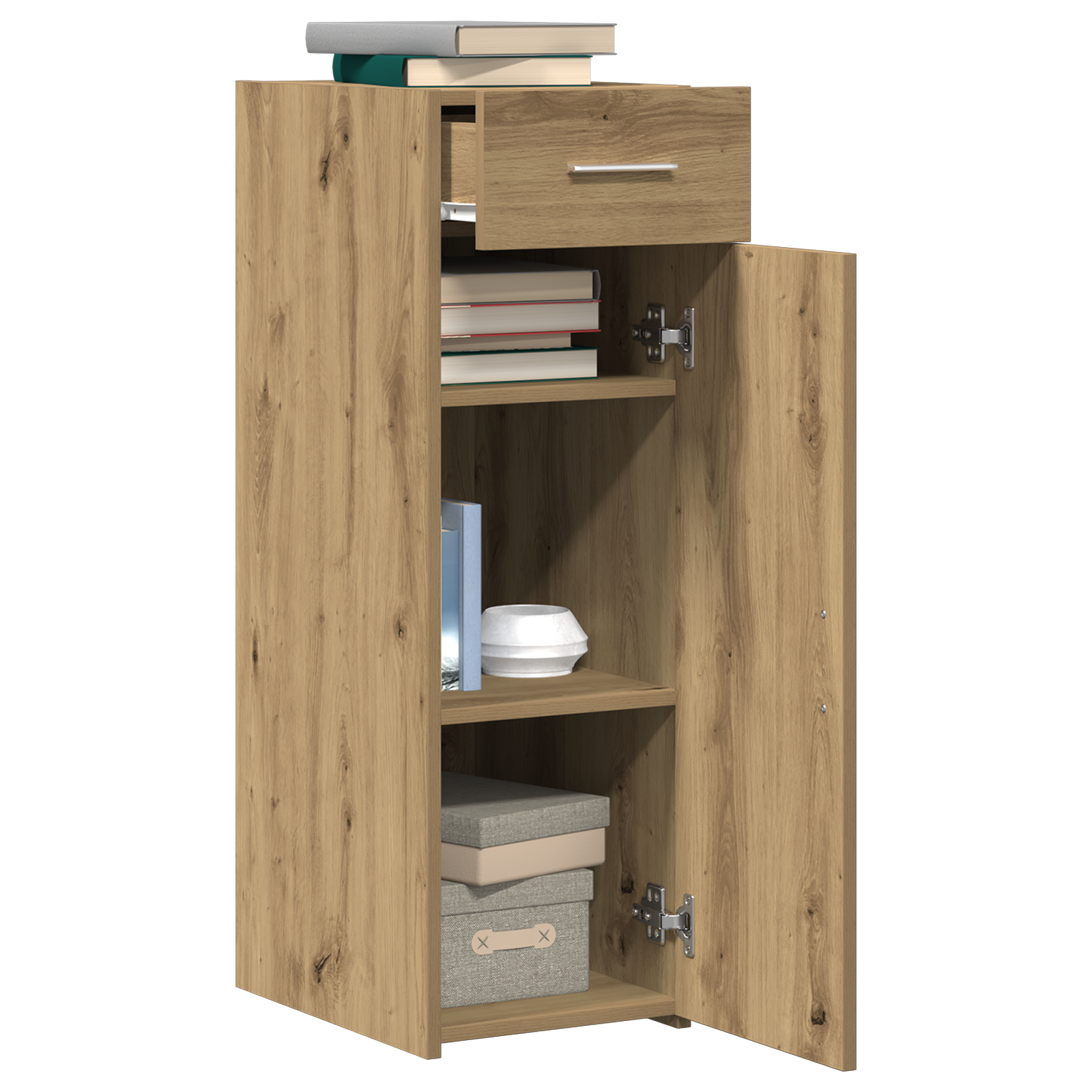 Buffet vidaXL Artisan Chêne 30x42,5x93 cm Bois d'ingénierie