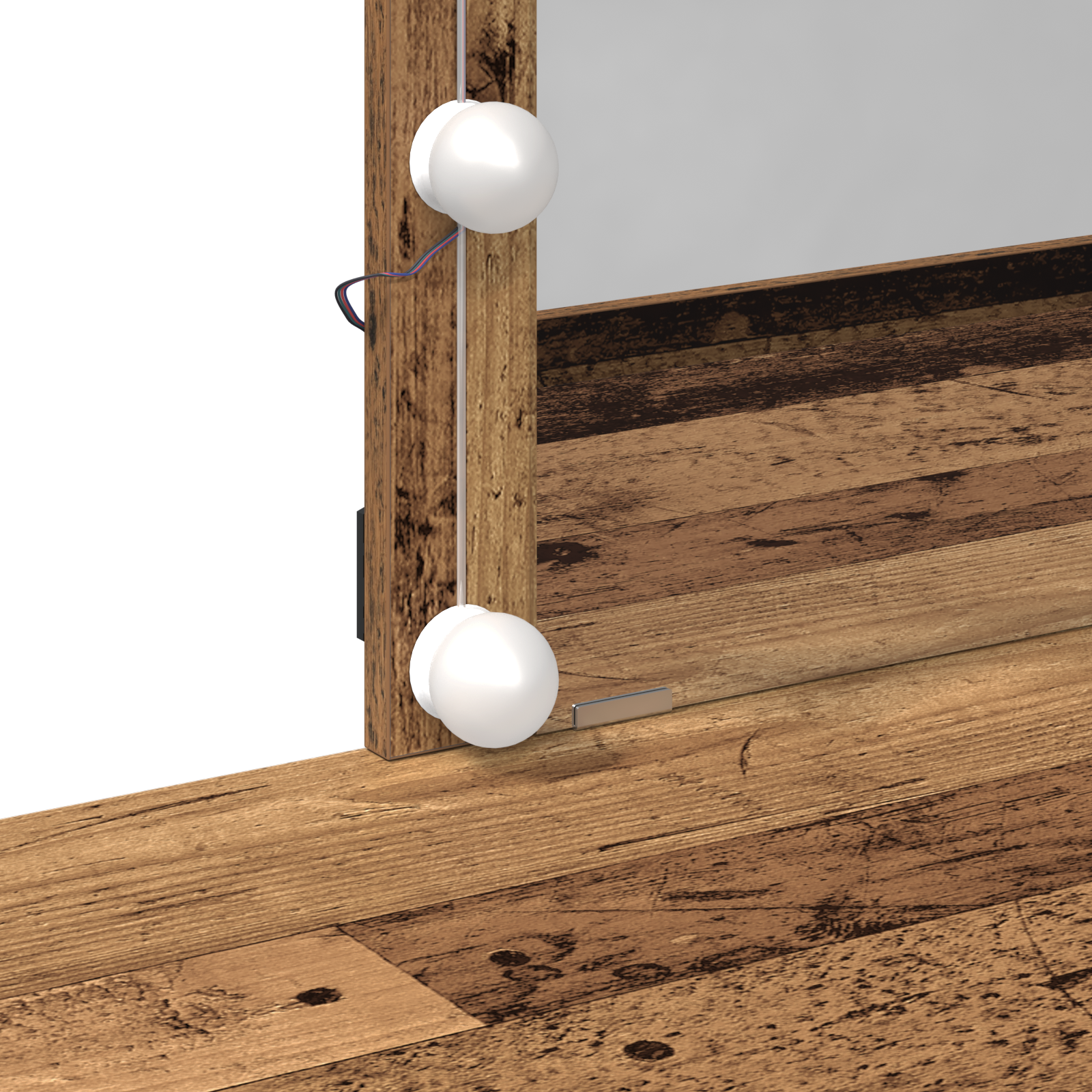 Coiffeuse Bois Ancien 100 x 40 x 130 cm Bois d'ingénierie - XIOS