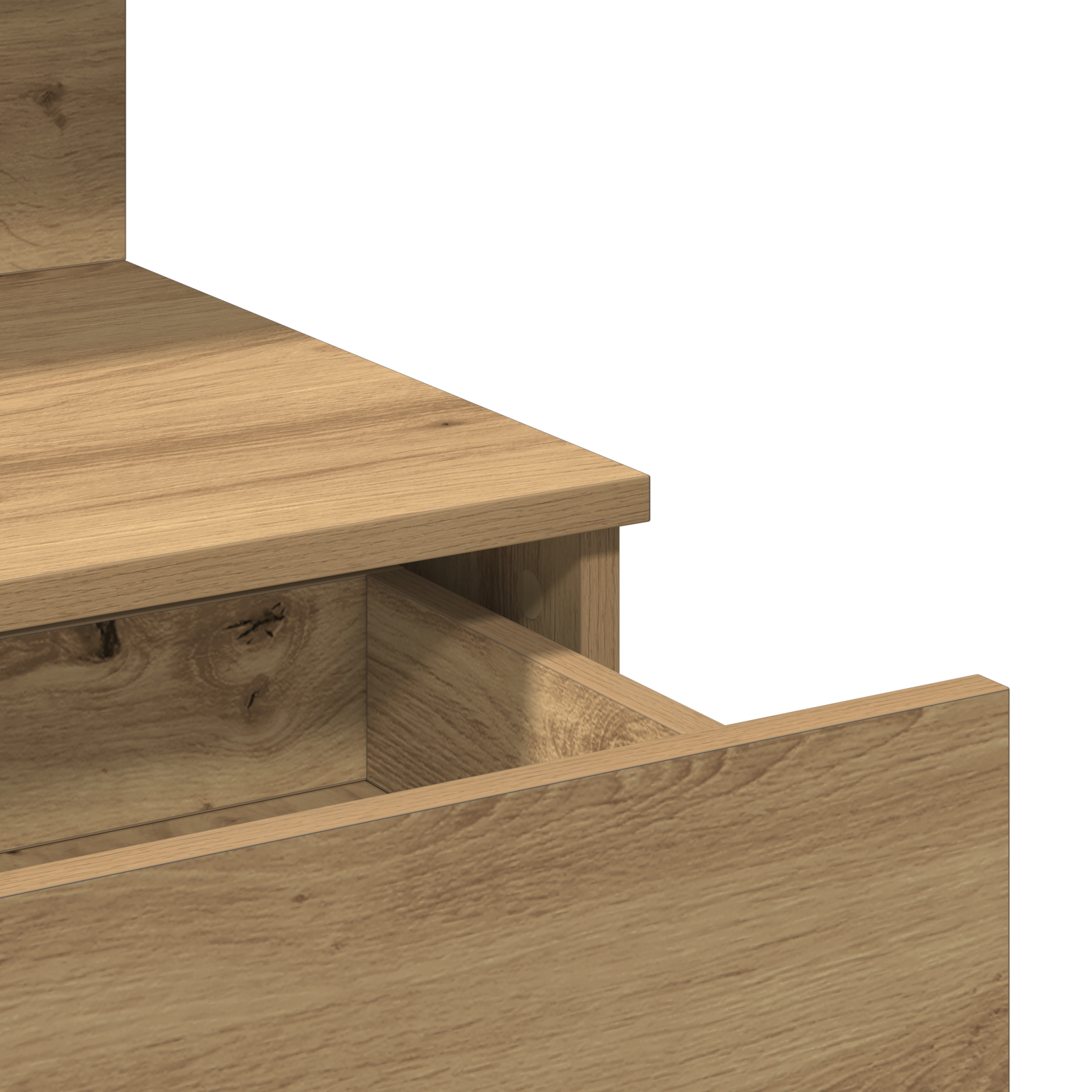 Coiffeuse chêne artisanal 100 x 40 x 130 cm Bois d'ingénierie - XIOS