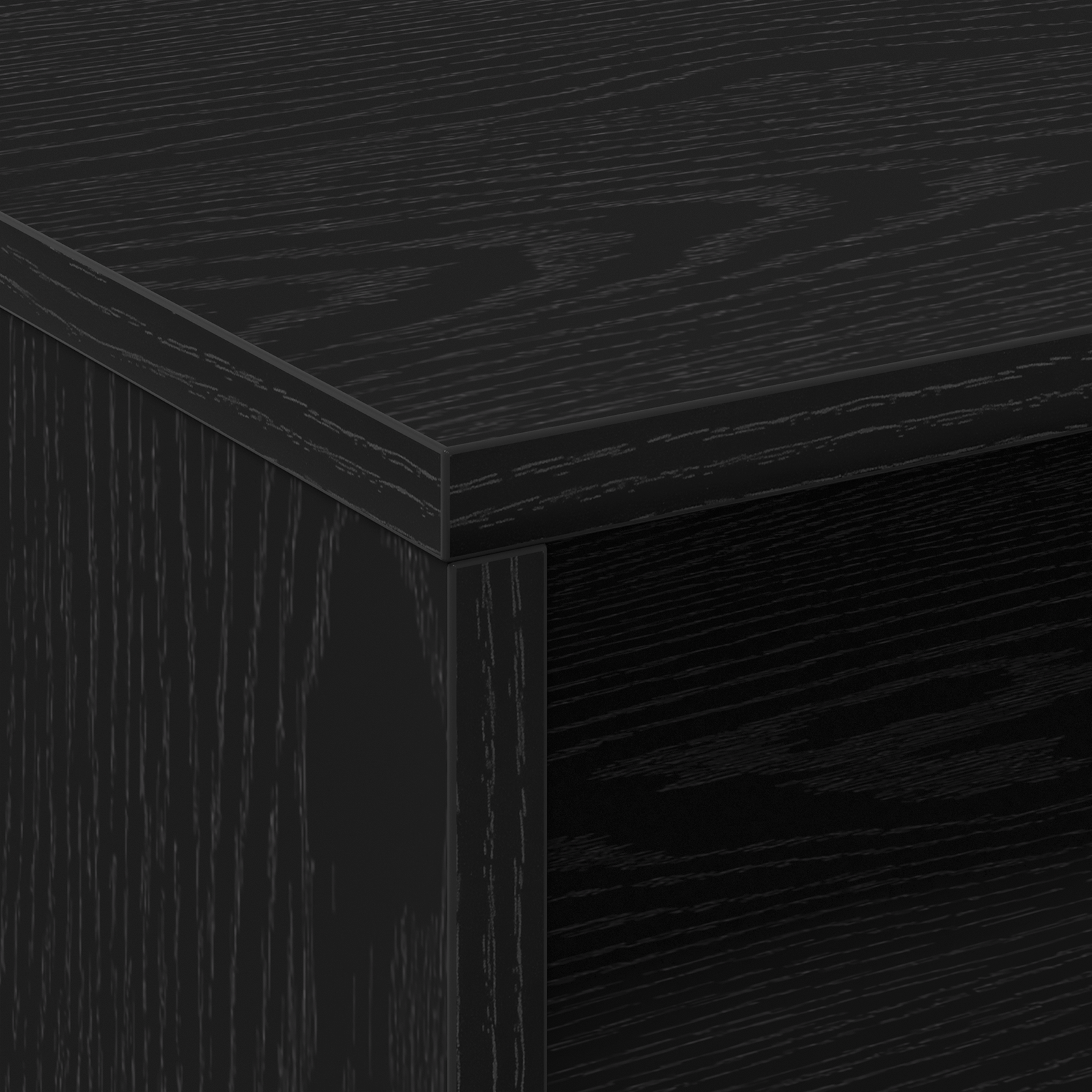 Cabinet roulant vidaXL Chêne noir 55x40x91 cm Bois d'ingénierie