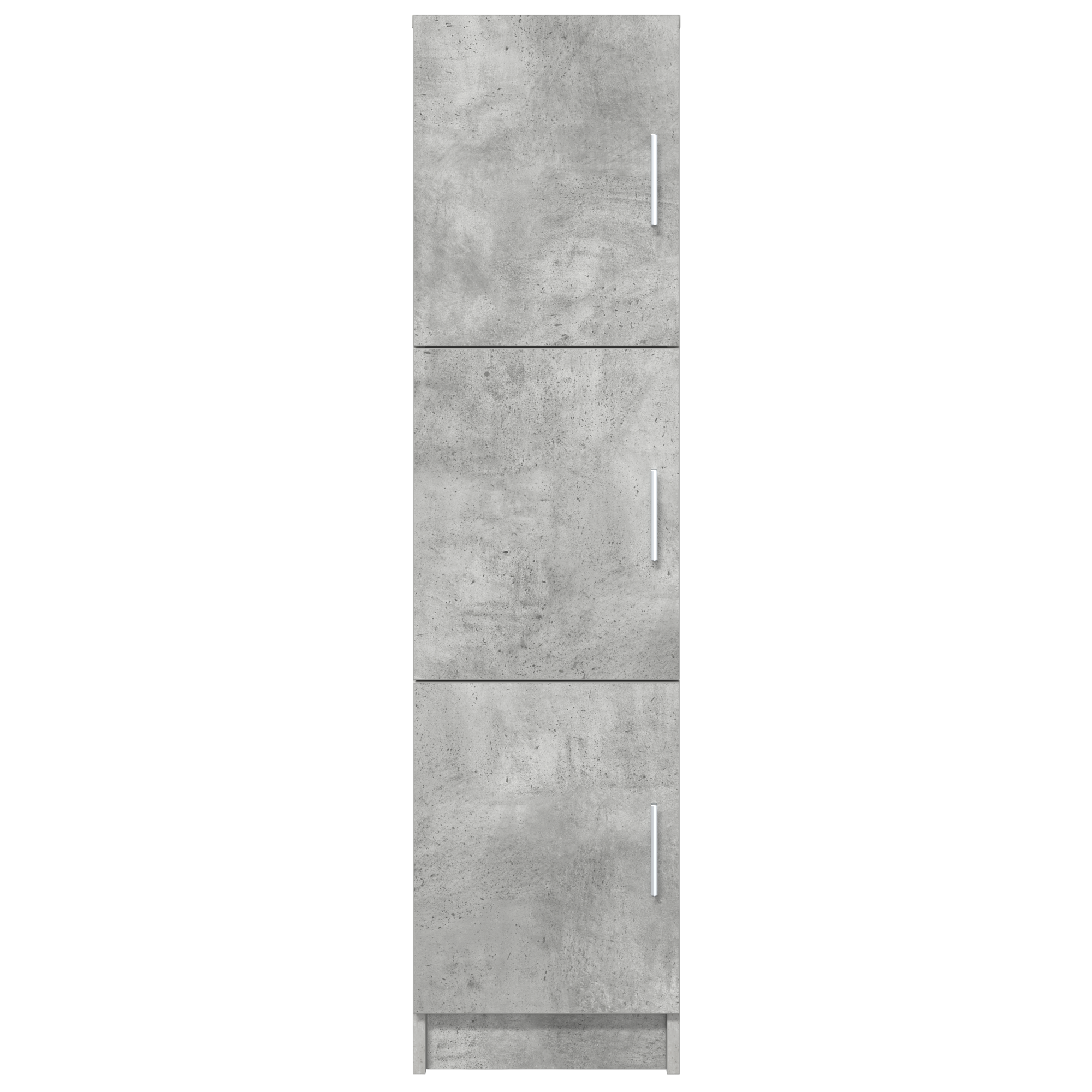 Meuble de Rangement Gris béton 31,5 x 32 x 124 cm