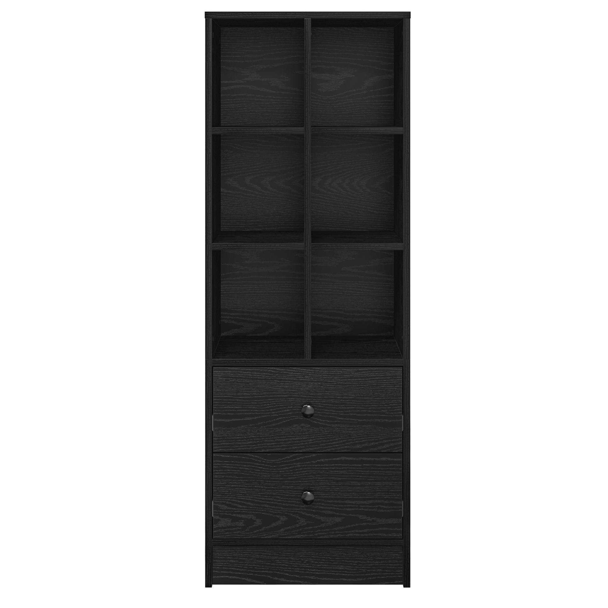 Haut Armoire avec tiroir Chêne noir 45,5 x 34 x 127 cm - XIOS