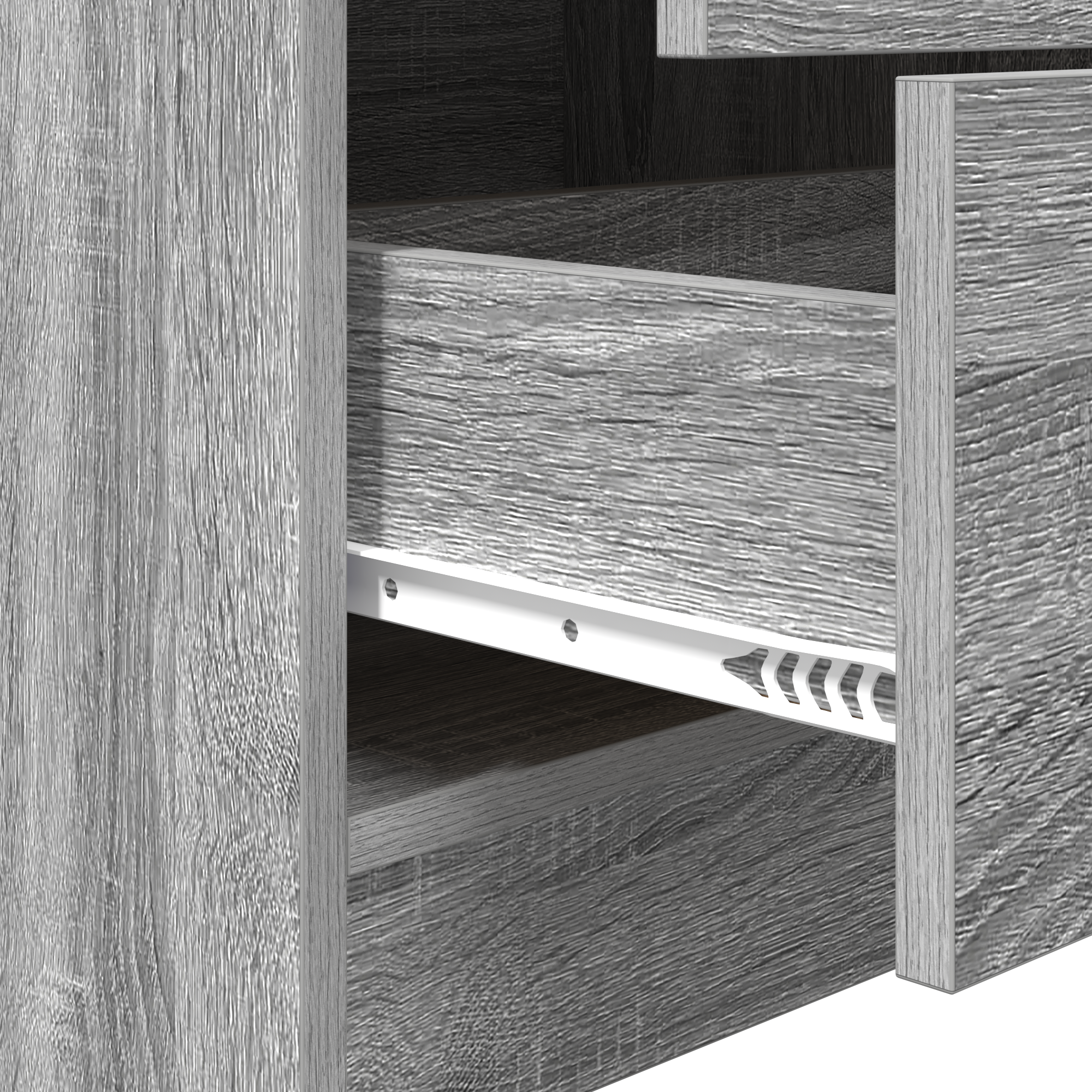 Haut Armoire avec tiroir Gris Sonoma 45,5 x 34 x 127 cm - XIOS