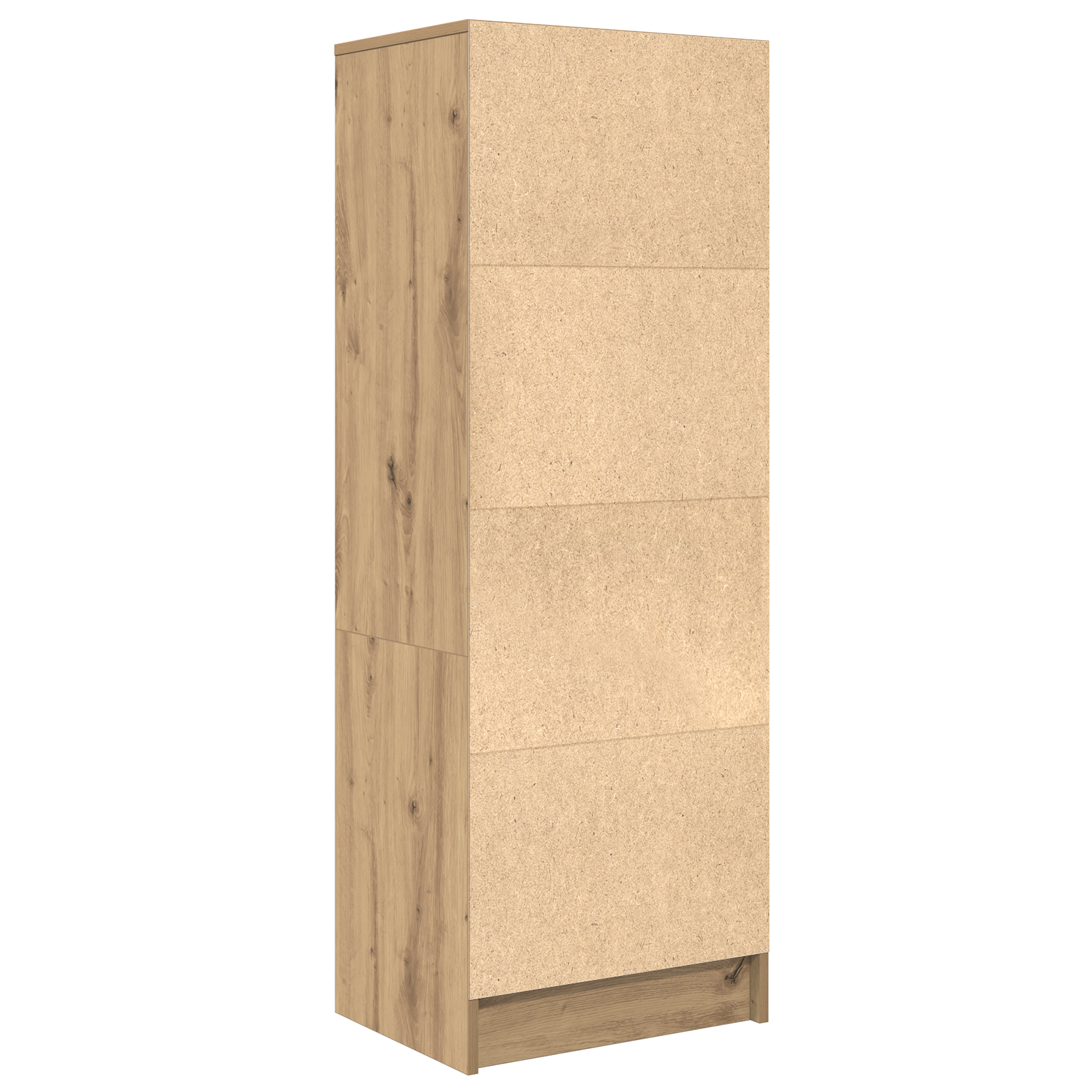Haut Armoire avec tiroir Chêne artisanal 45,5 x 34 x 127 cm - XIOS