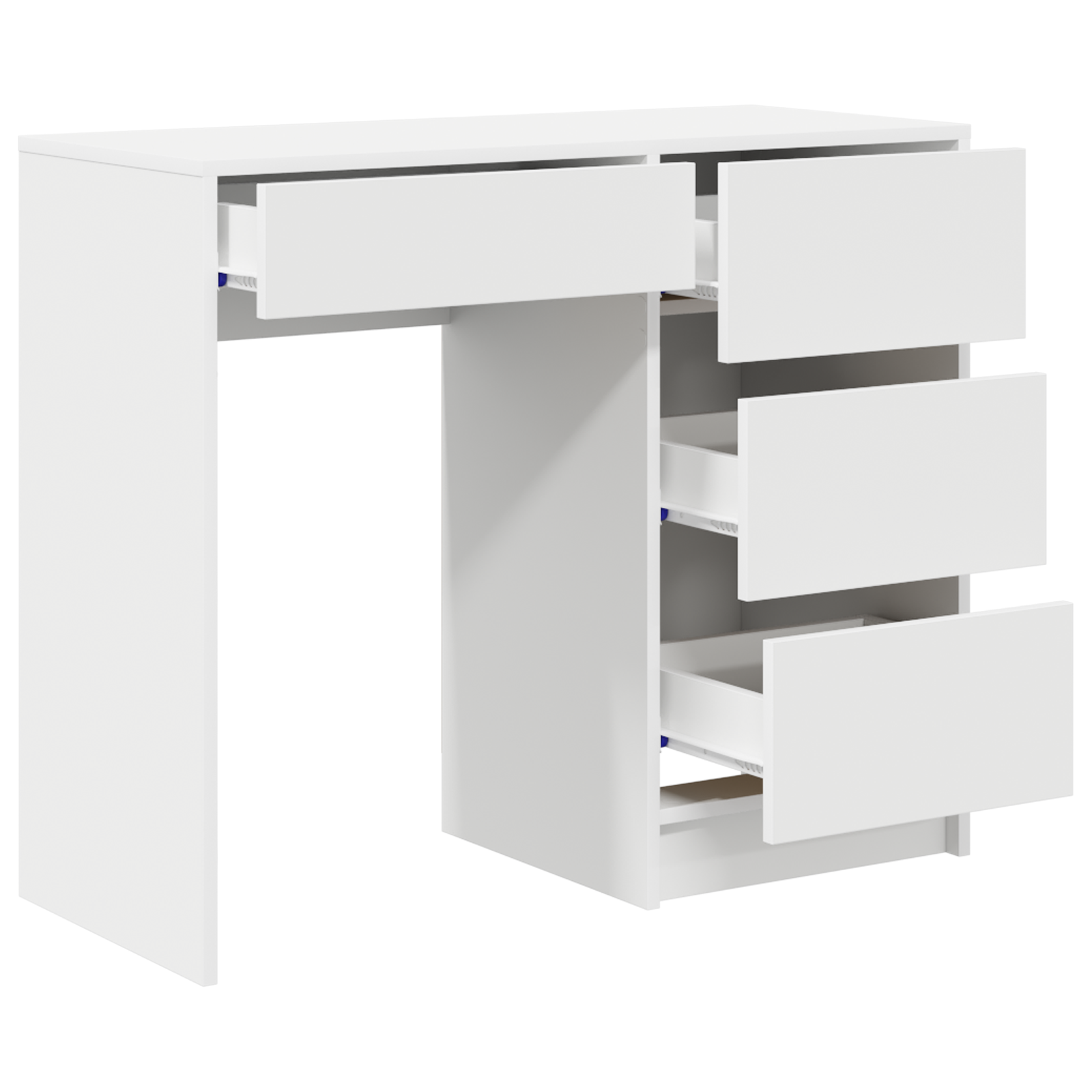 Bureau avec tiroir Blanc 90 x 37,5 x 75 cm Bois d'ingénierie - XIOS