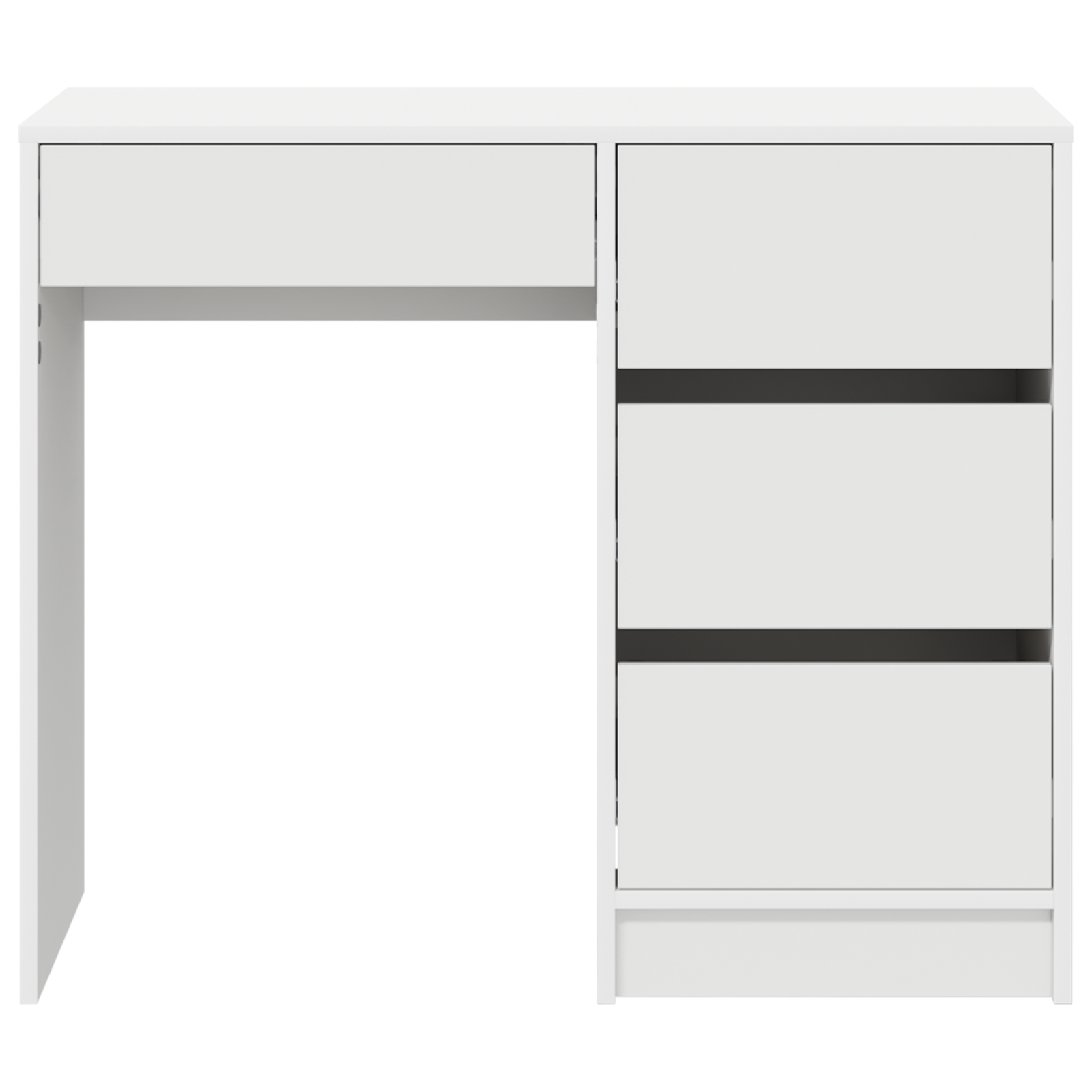 Bureau avec tiroir Blanc 90 x 37,5 x 75 cm Bois d'ingénierie - XIOS