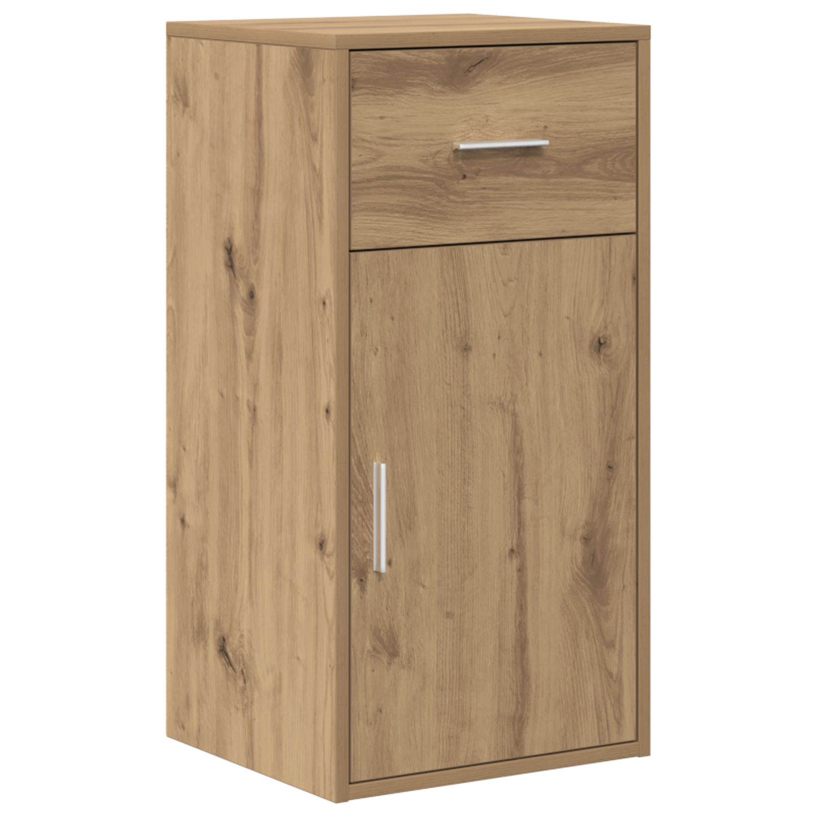 Cabinet de rangement en chêne Chêne fait main Bois d'ingénierie