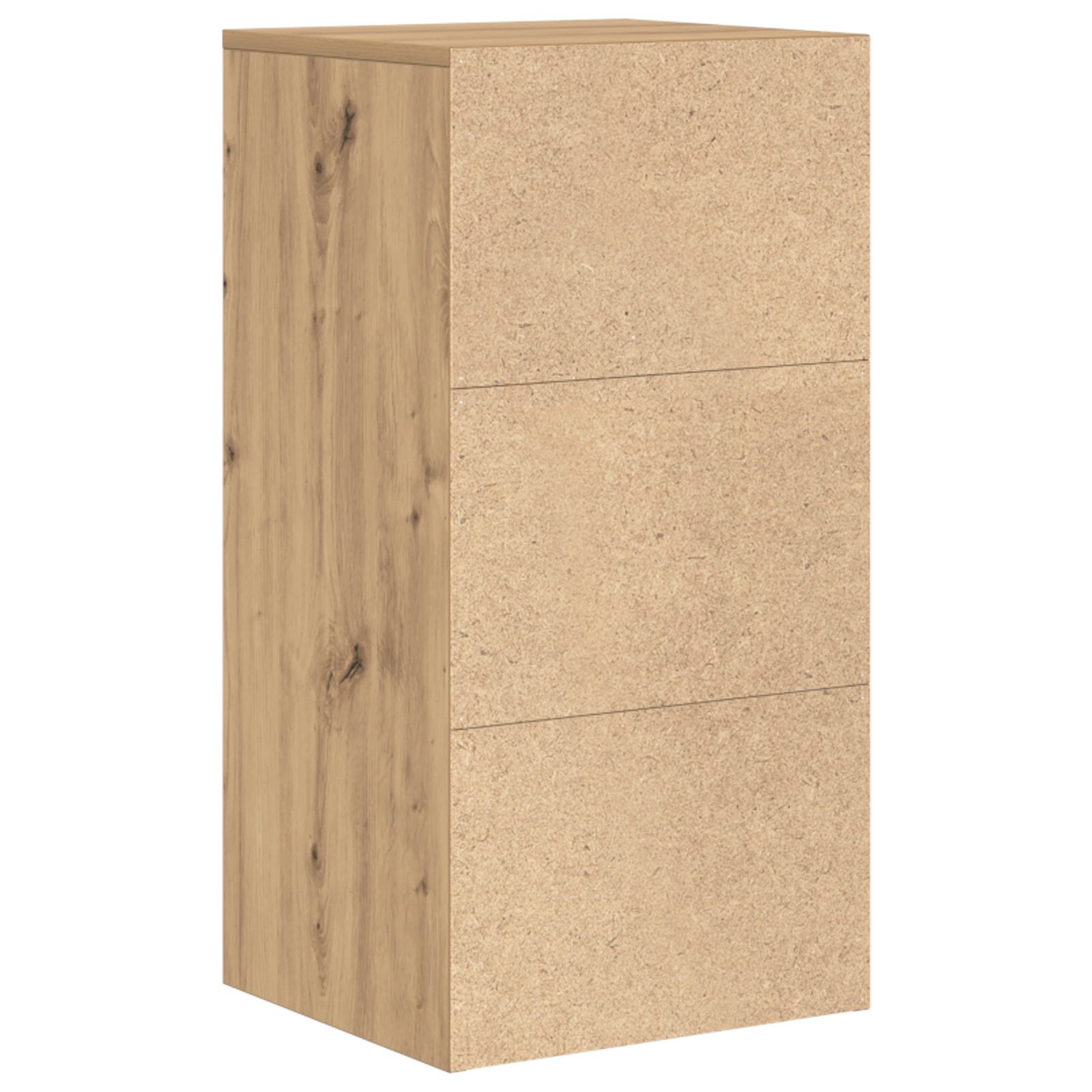 Cabinet de rangement en chêne Chêne fait main Bois d'ingénierie