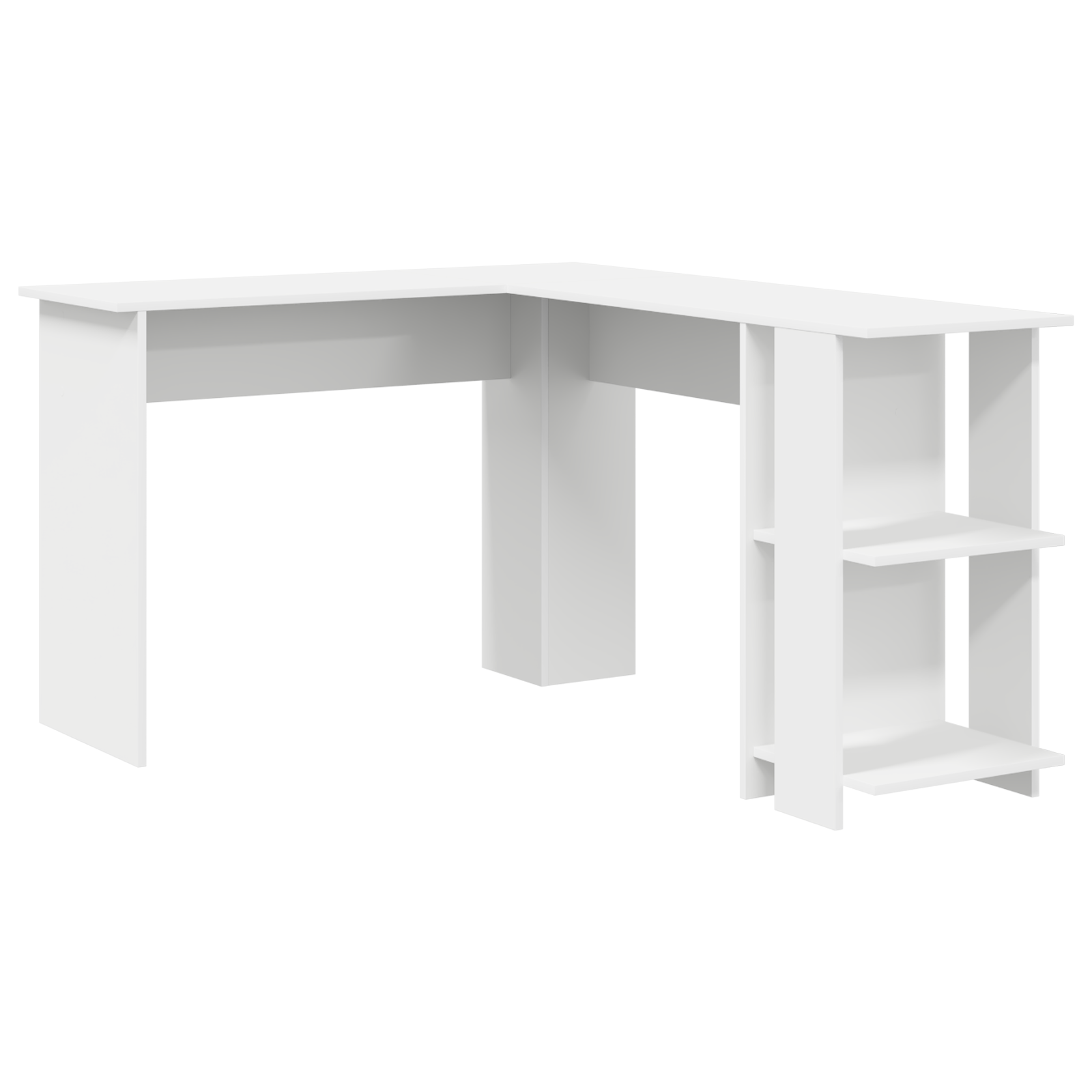 Bureau d'angle Blanc 140 x 113,5 x 75 cm Bois d'ingénierie - XIOS