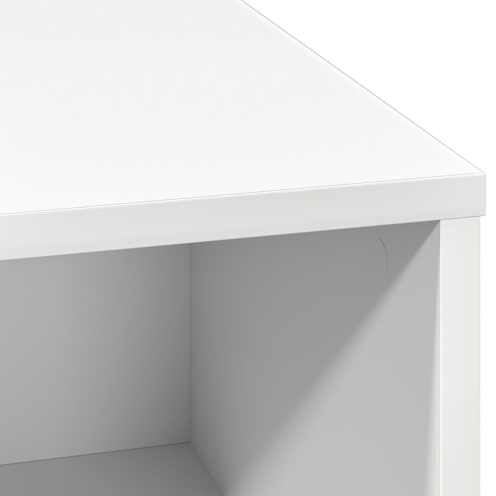 Buffet avec LED Blanc 71x34,5x75 cm en Bois Nécessaire
