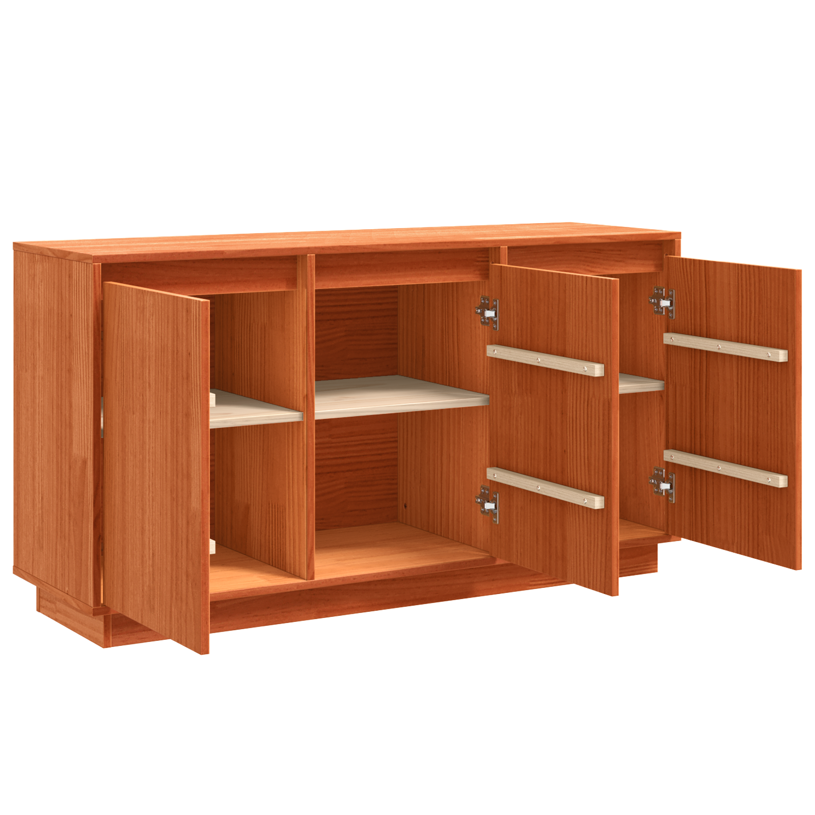 Buffet Chêne brun 111 x 34 x 60 cm Pin massif - XIOS