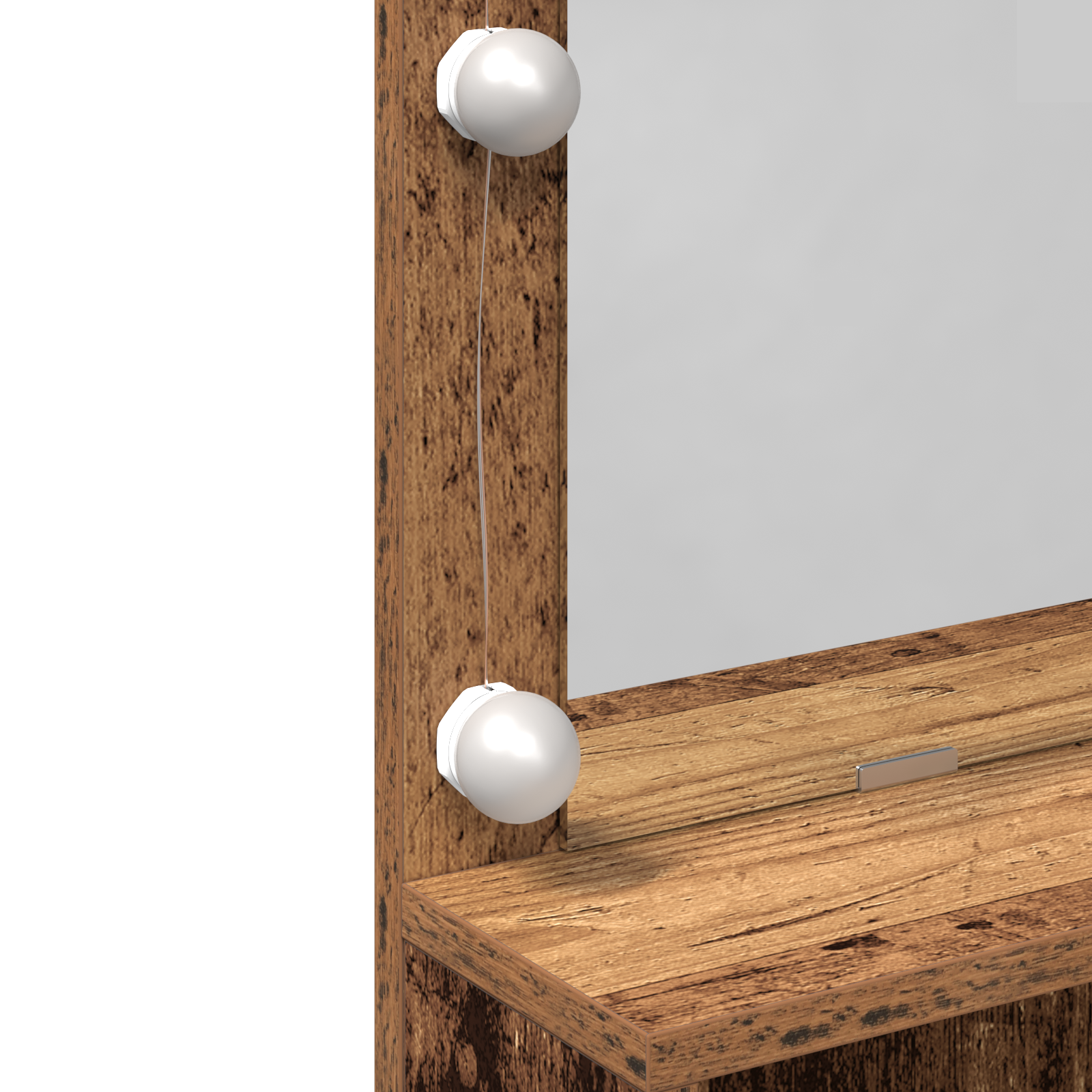 Table de Toilette avec tiroir Bois ancien 80 x 41 x 134.5 cm - XIOS