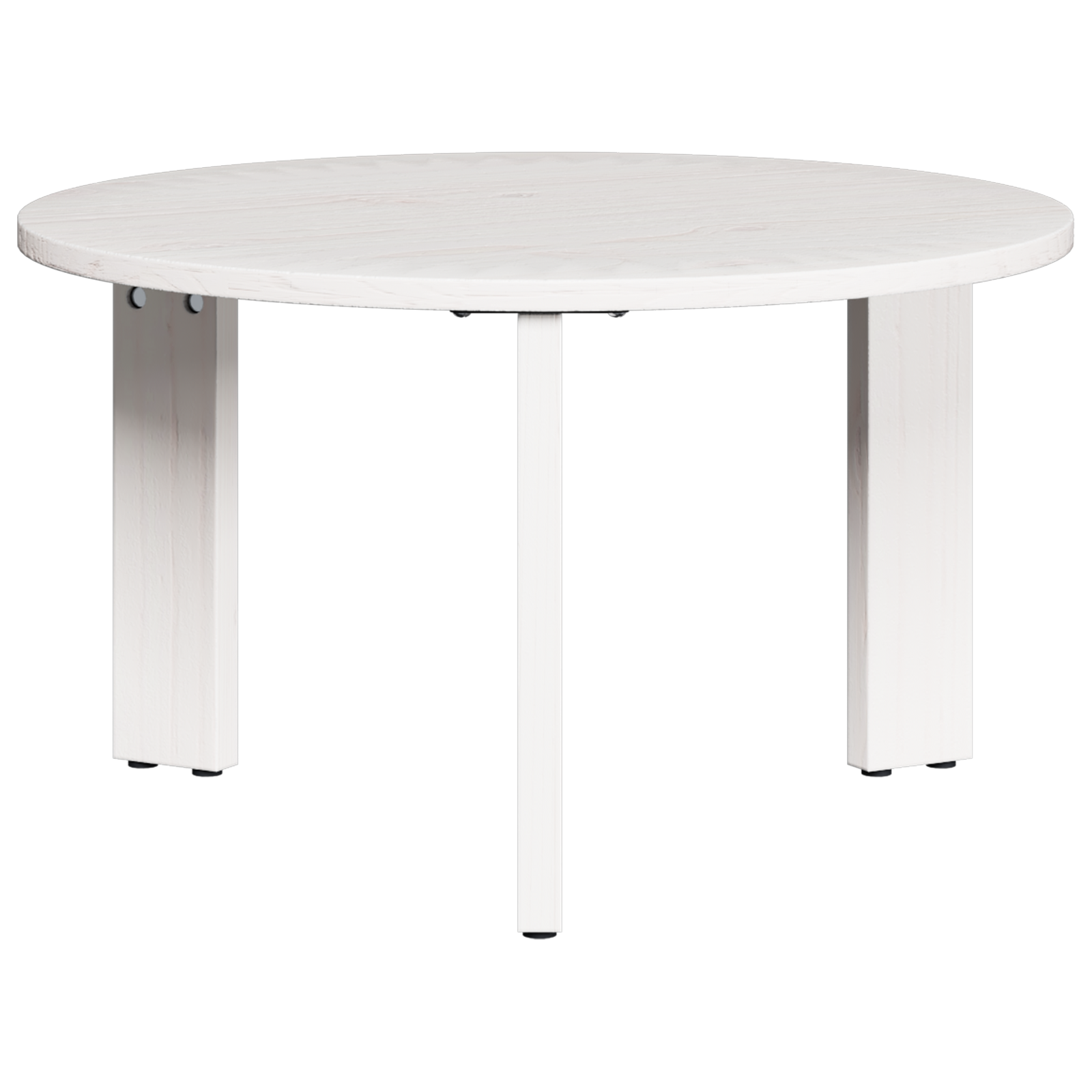 Table basse 3 pcs Blanc 47,5 x 47,5 x 27 cm Bois massif en pin - XIOS