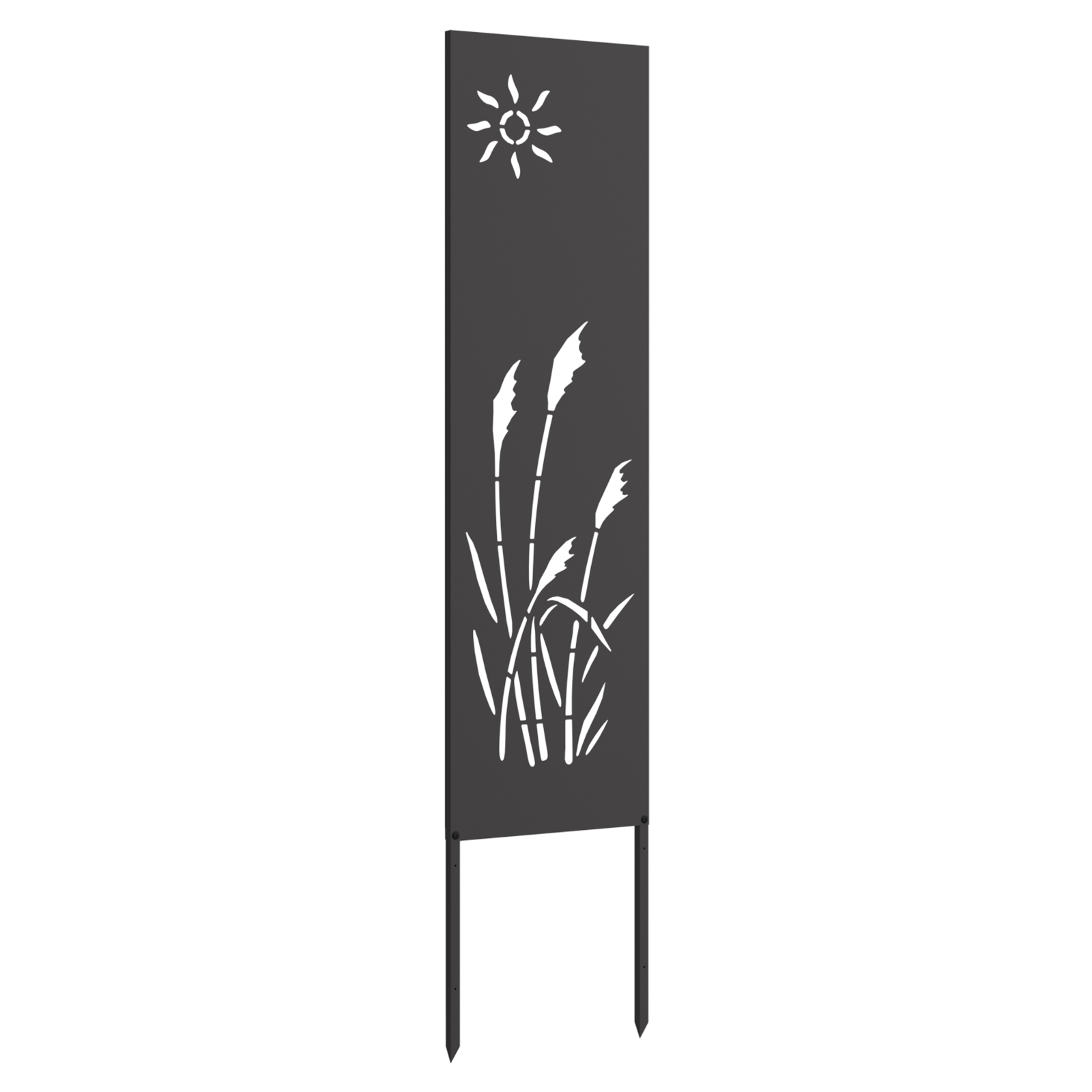 Écran de confidentialité de jardin Fretwork Noir 32 x 140 cm - XIOS