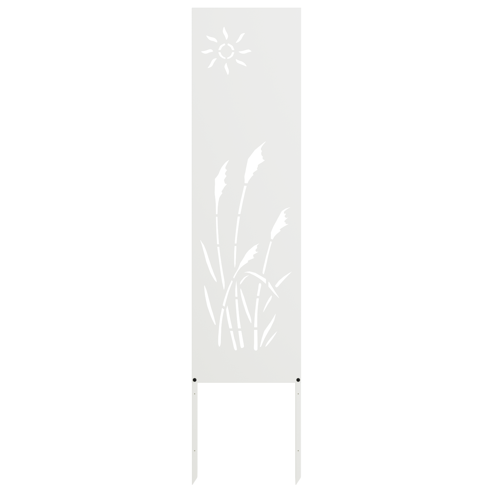 Écran de confidentialité de jardin Fretwork Blanc 32 x 140 cm - XIOS