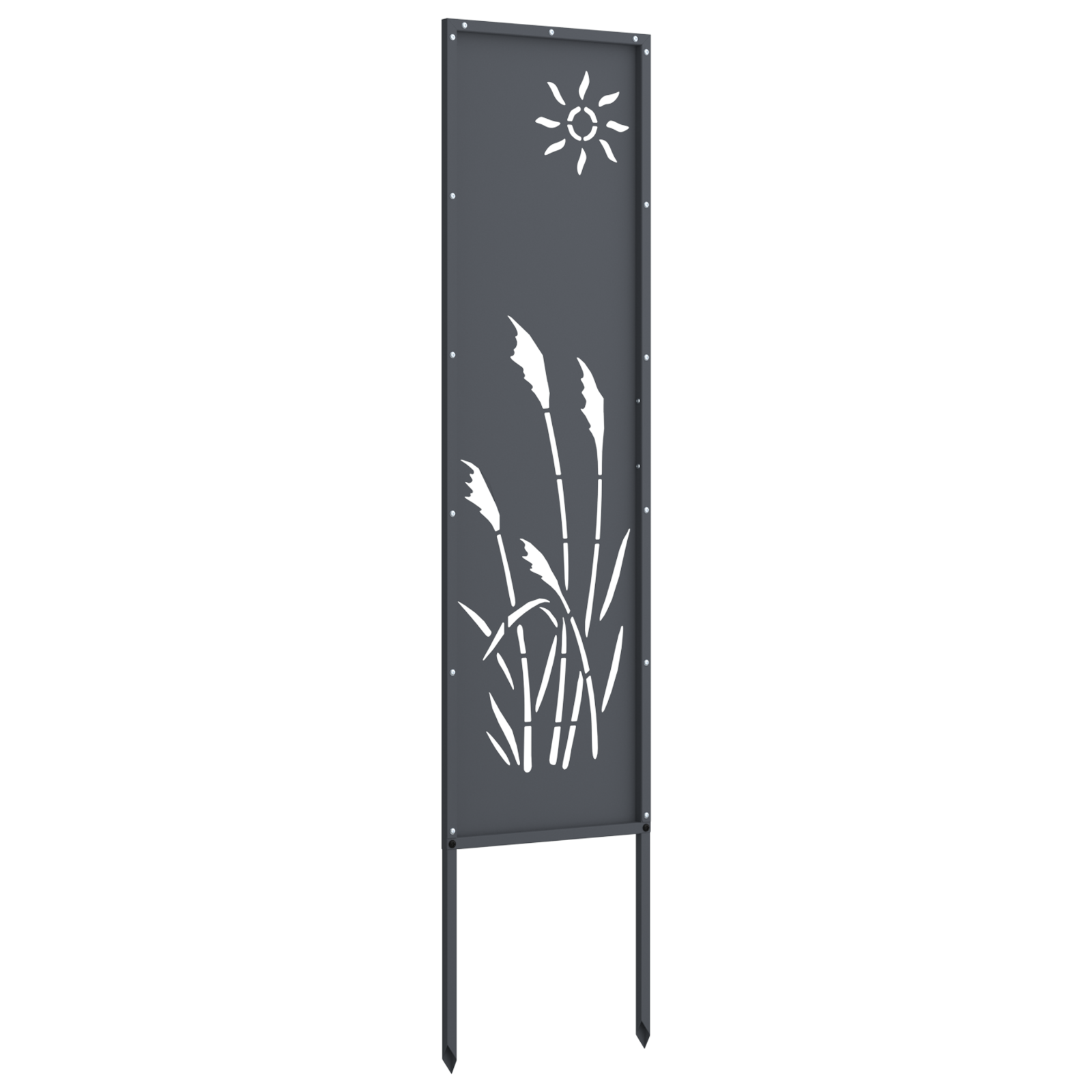 Panneau décoratif de jardin Autre Anthracite 32 x 140 cm - XIOS