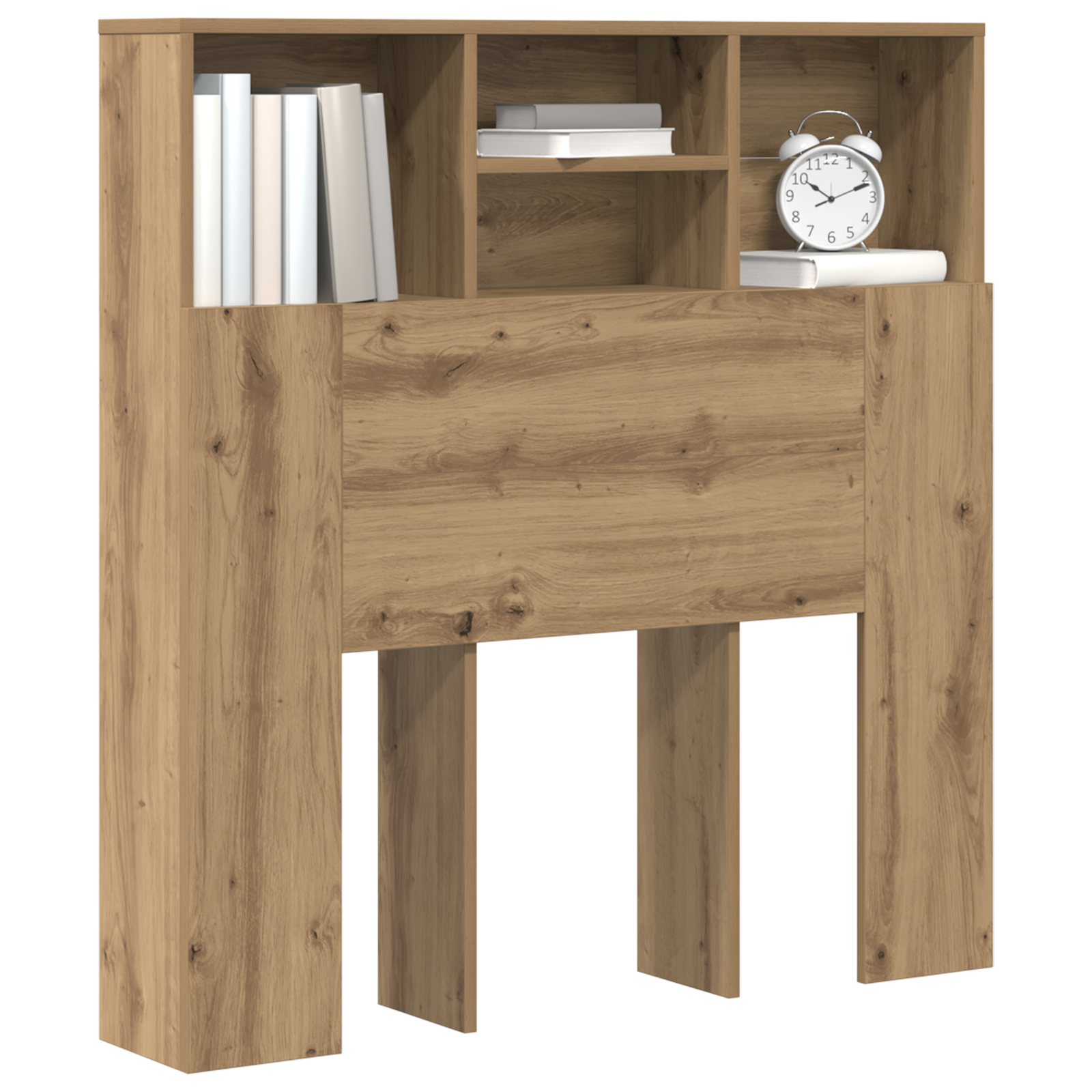 Cabinet de Tête de Lit Chêne artisanal 100 x 19 x 103,5 cm - XIOS