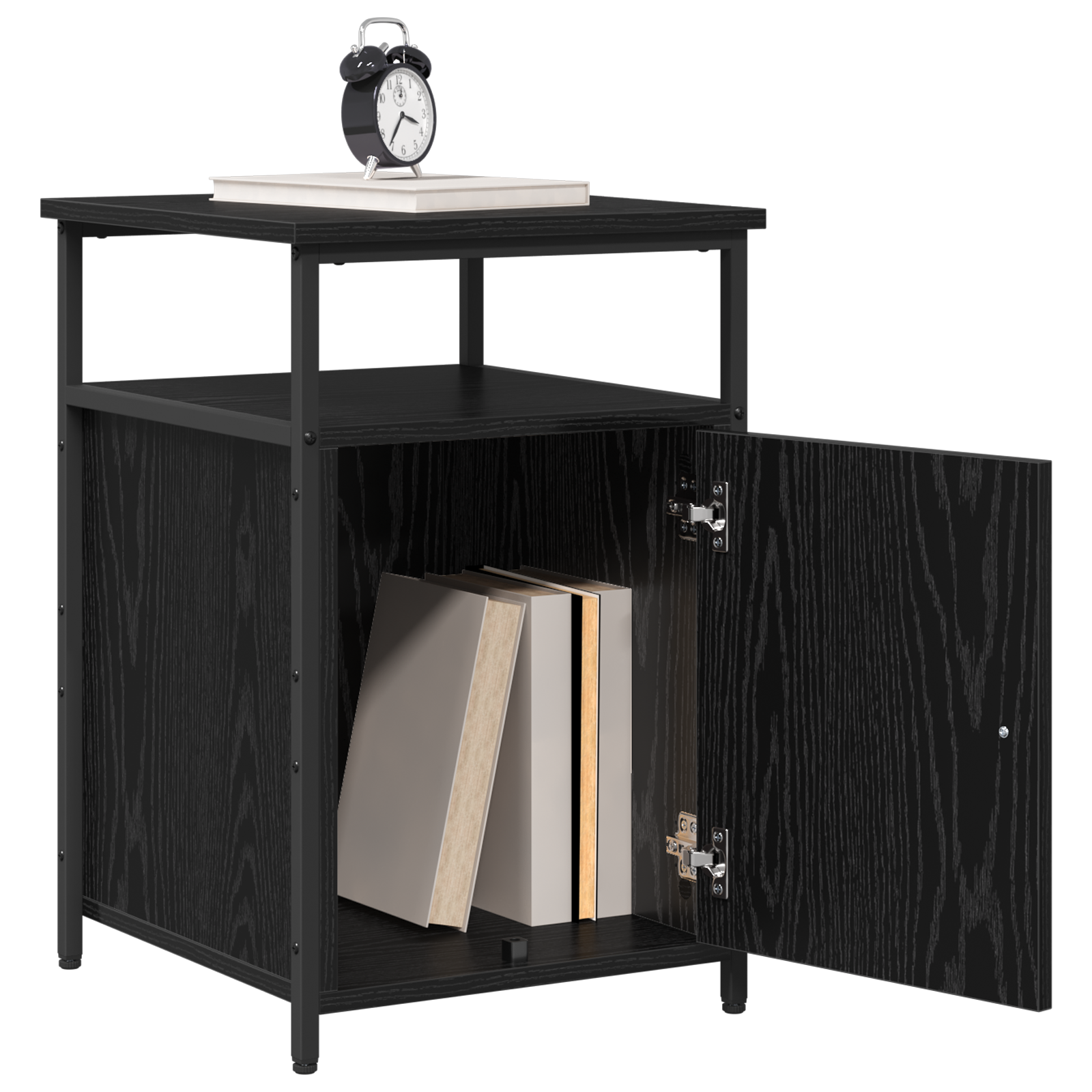 Cabinet de chevet 2 pcs Chêne noir Bois d'ingénierie - XIOS
