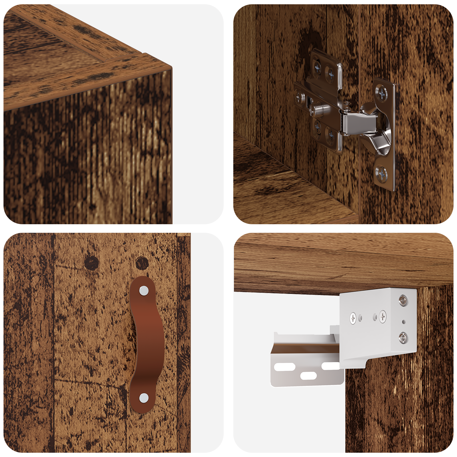 Meuble mural Vieux bois 60 x 31 x 70 cm Bois d'ingénierie