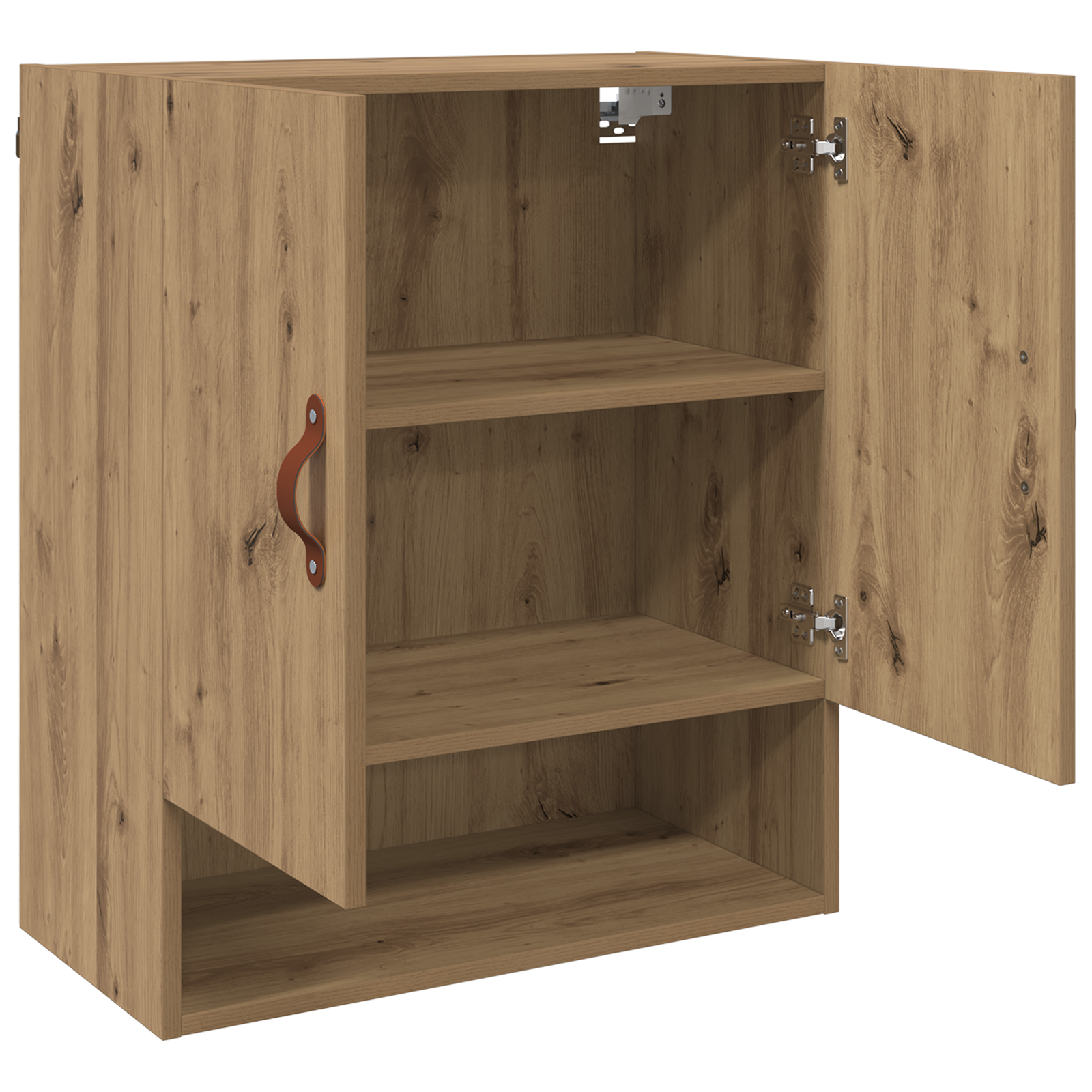 Meuble mural chêne artisanal 60 x 31 x 70 cm Bois d'ingénierie