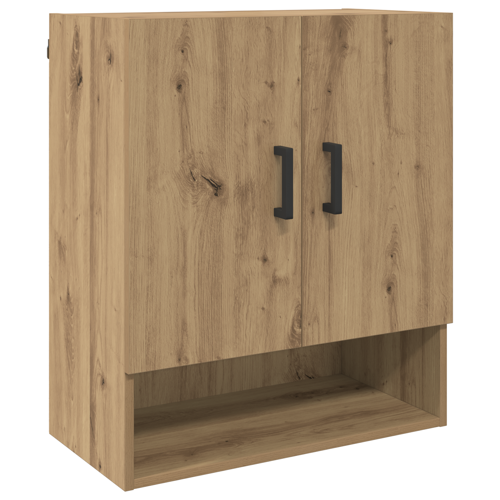 Meuble mural chêne artisanal 60 x 31 x 70 cm Bois d'ingénierie